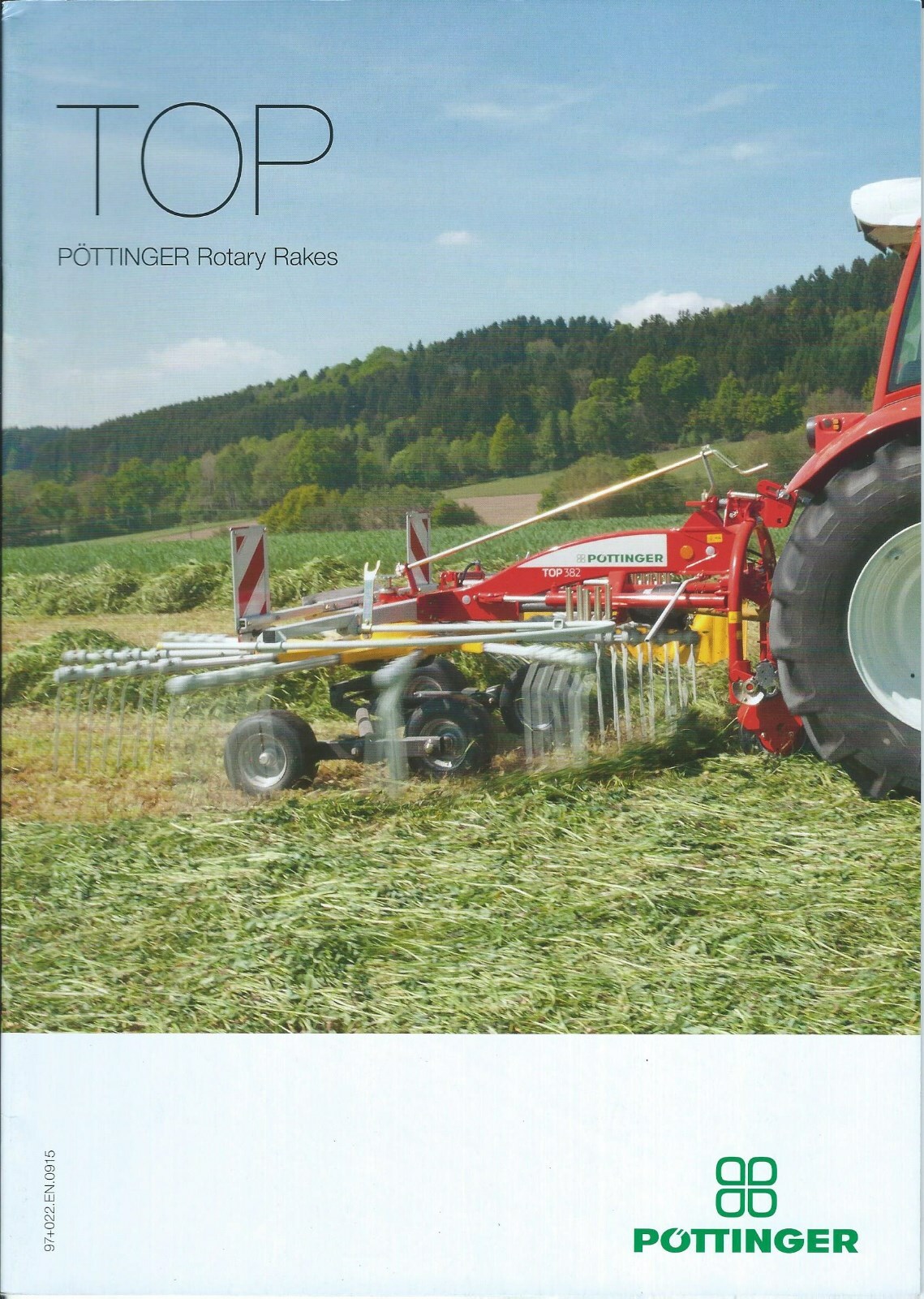 Farm Implement Brochure – Pottinger – TOP series – Rotary Rakes – c2015 (F7176)