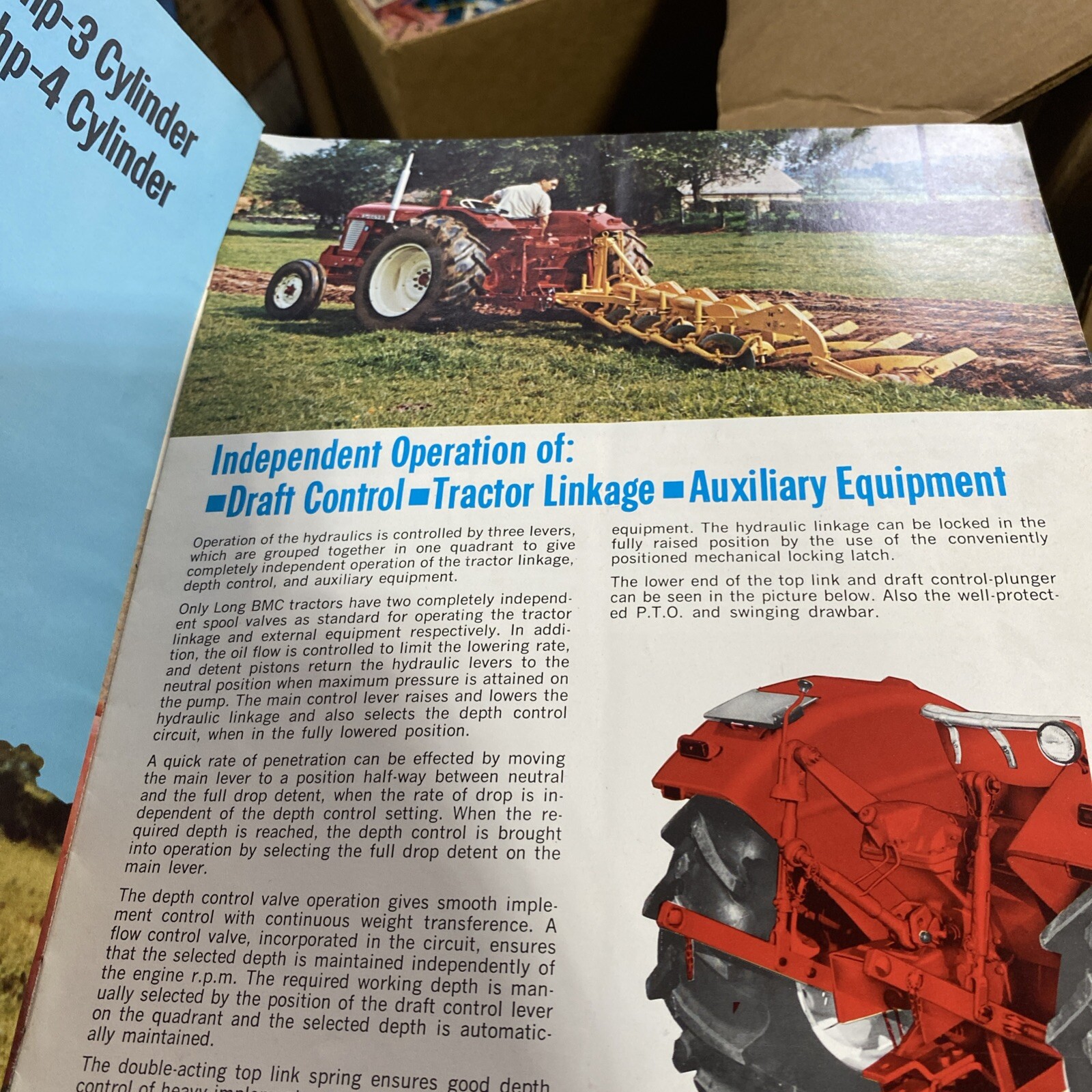 Vintage, Rare Long BMC Nuffield Tractors Brochure