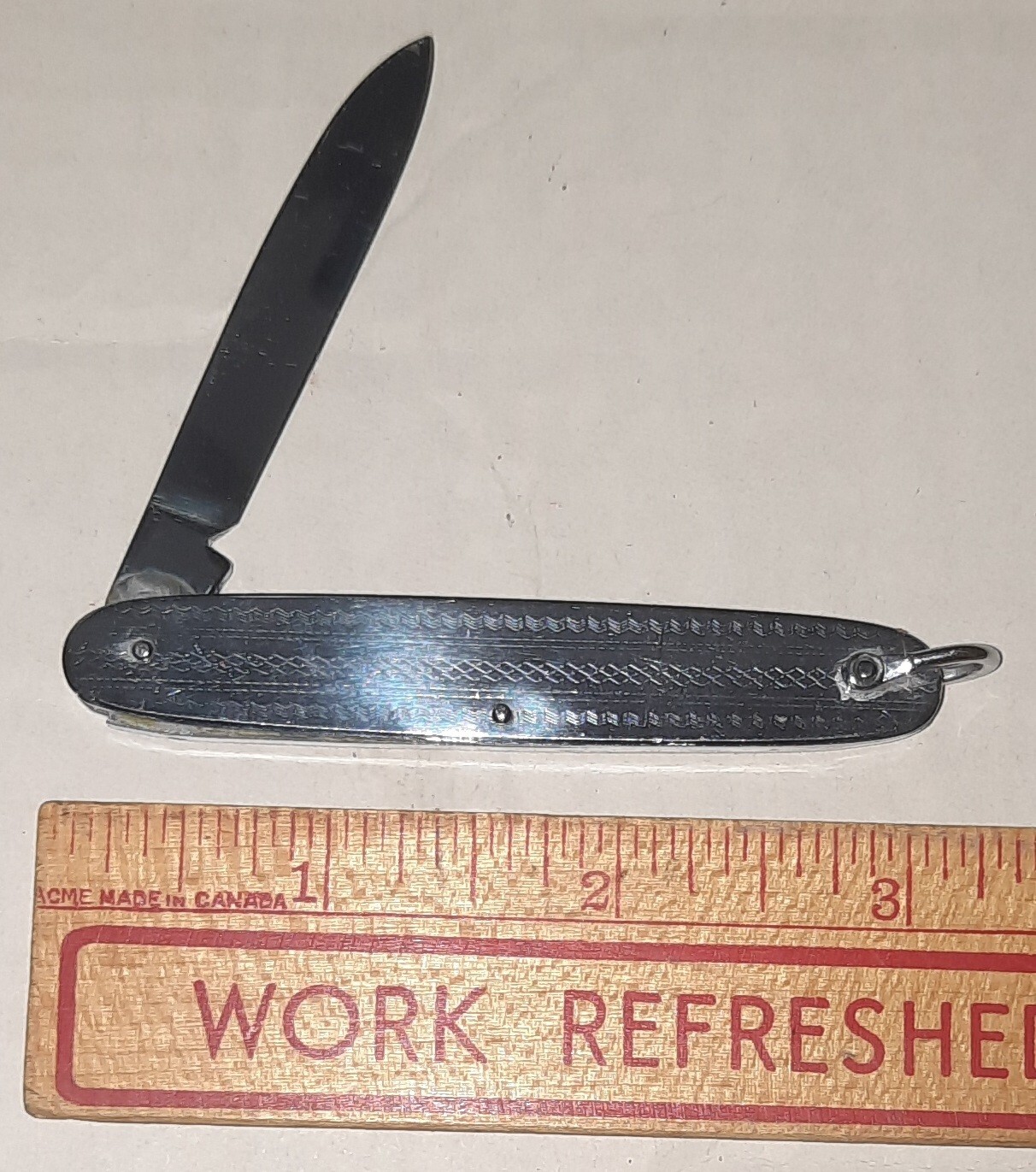 Vintage Advertising Pocket Knife Tractor Dealership Growers Supply LTD.