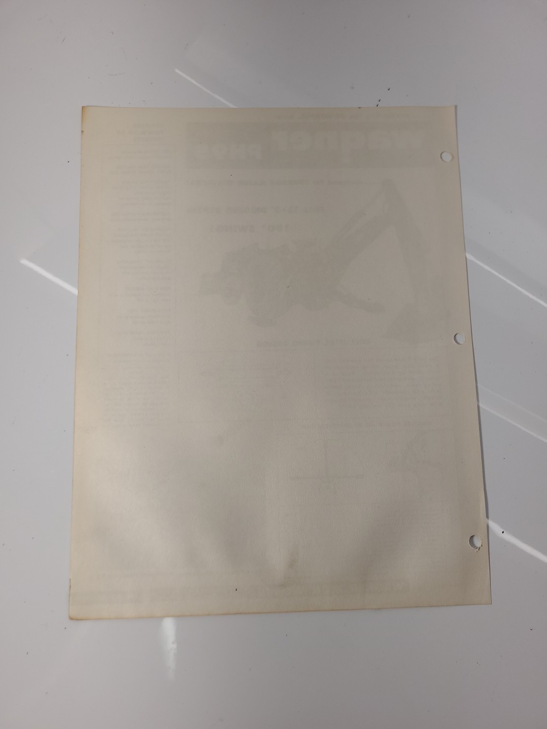 Wagner Model PH95 Pow’r Ho Fordson Tractor Brochure Milwaukee WI