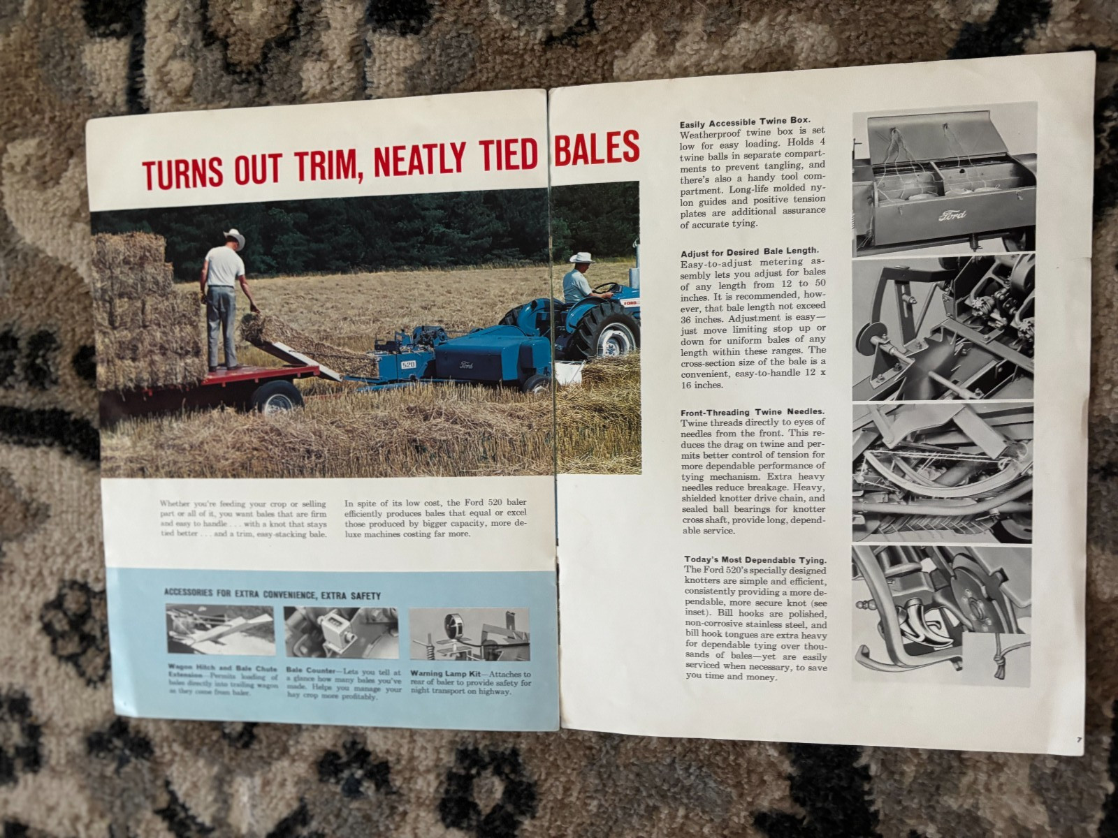 Ford Tractor 520 Baler Brochure DCPA26