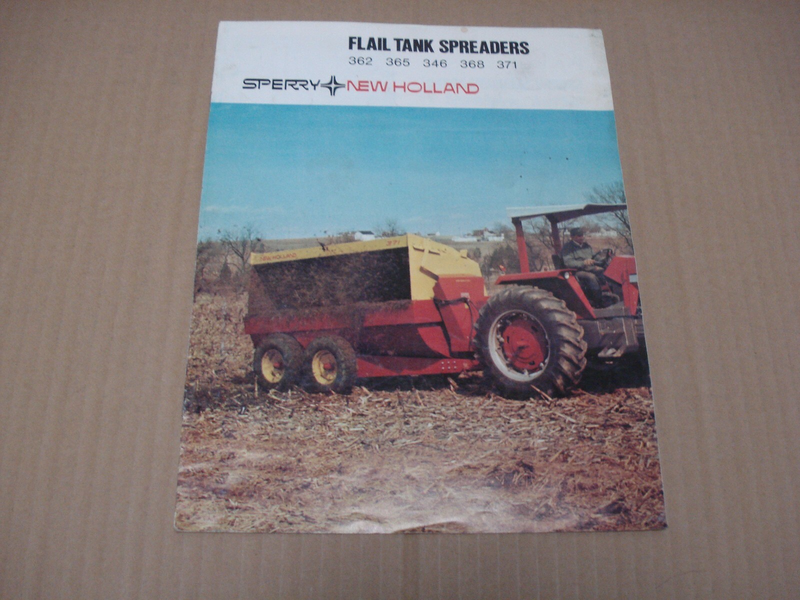 1977 Sperry New Holland Flail Tank Spreaders Brochure