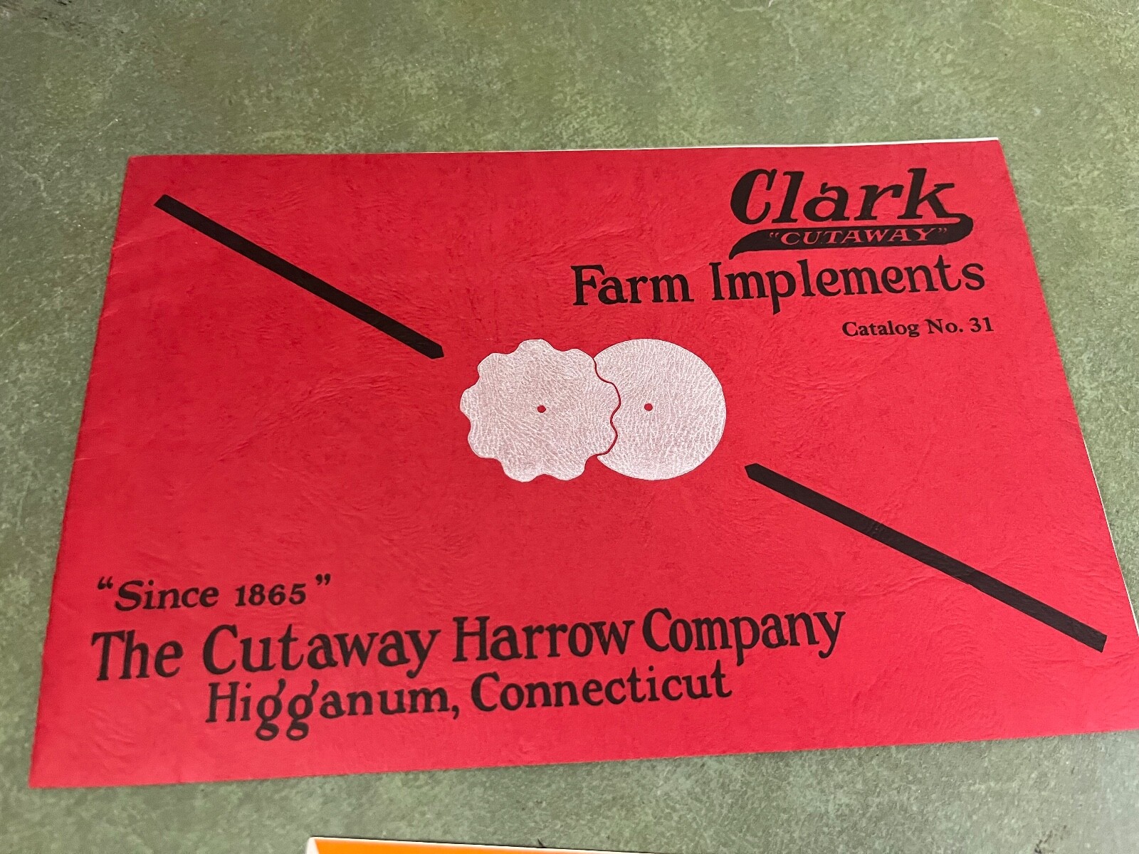 Orignal Lot of Clark Cut Away Farm Implement Brochures and Catalog 1937