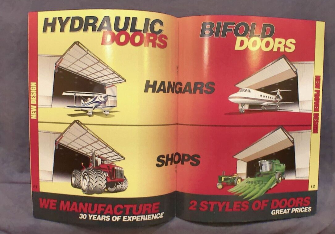 Schweiss Hydraulic Doors for Hangers, Farm Shops Sales Brochure
