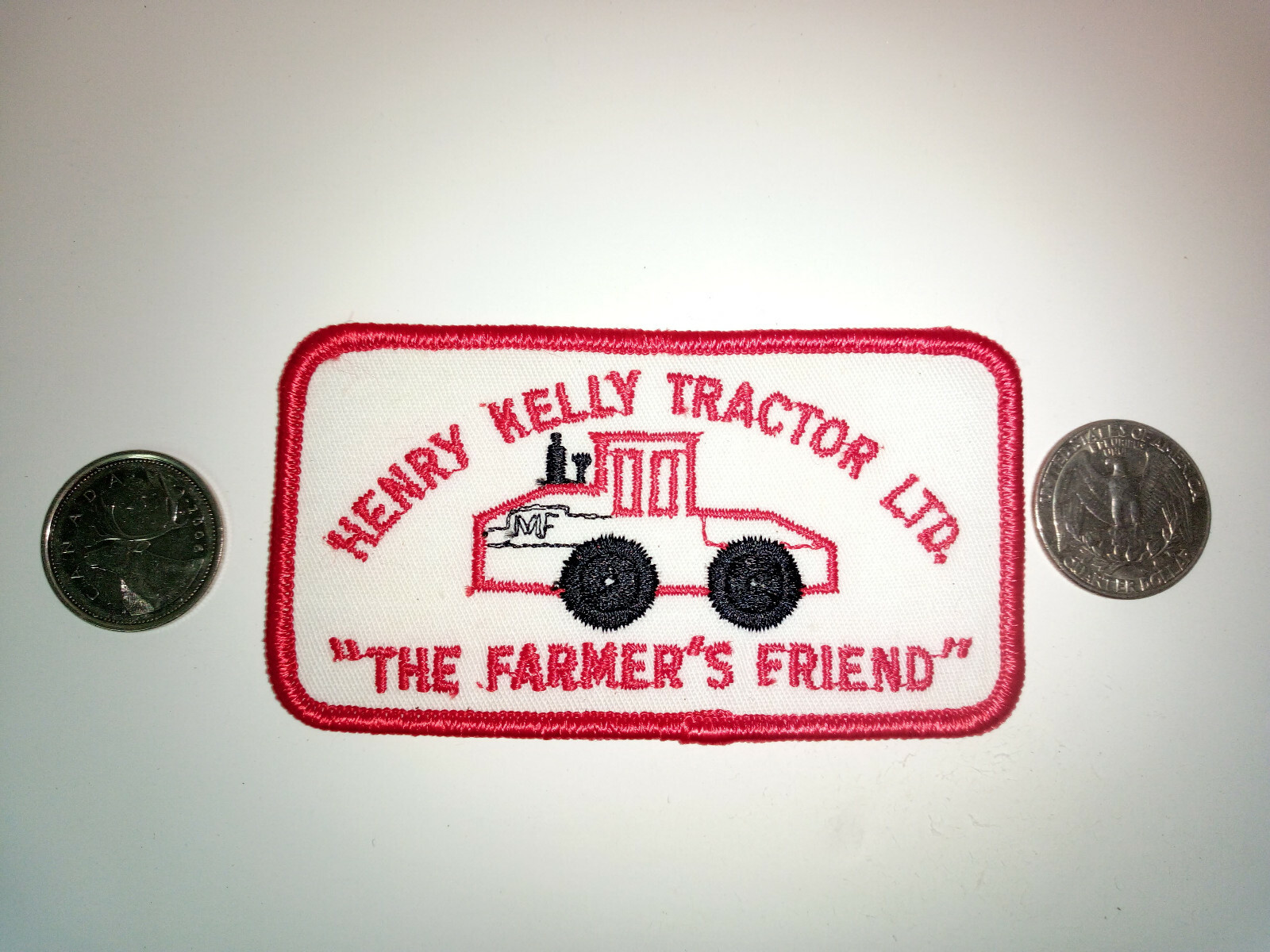 Vintage Henry Kelly Tractor Ltd. Massey Ferguson Patch Badge