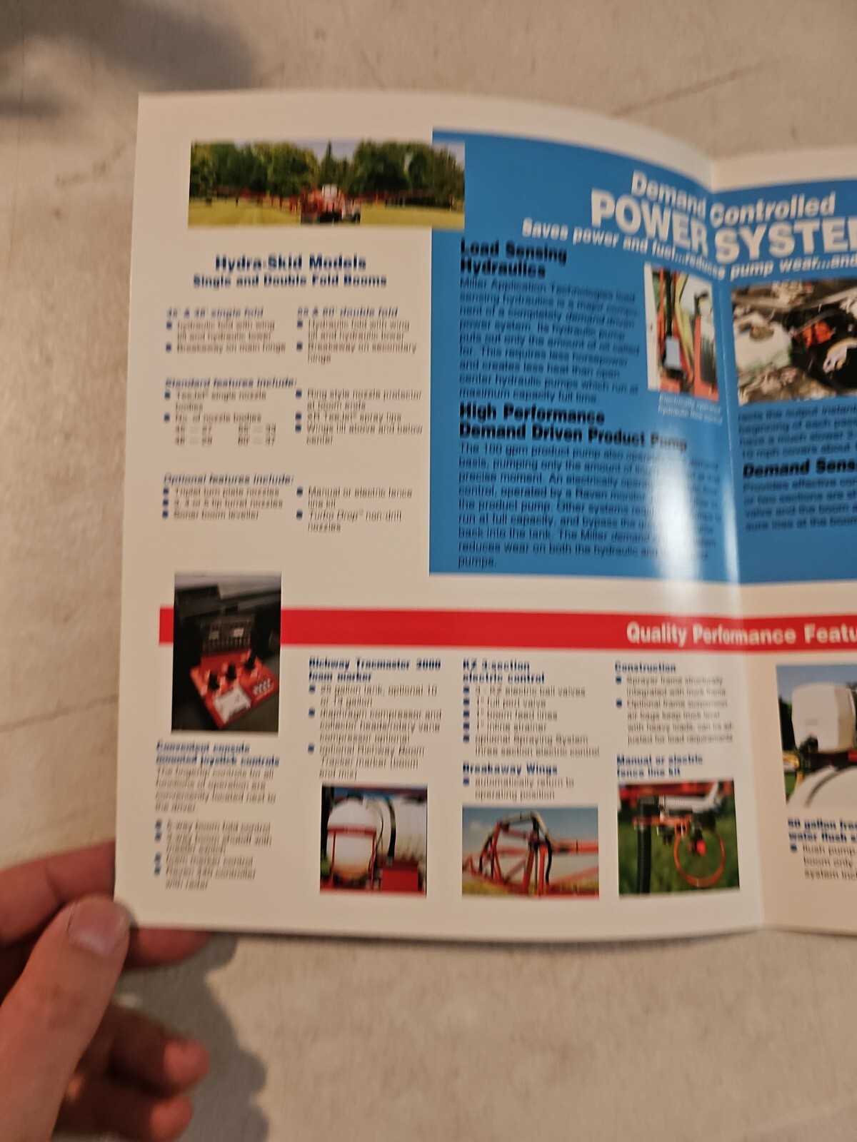 1997 Miller Application Technologies Commercial Truck Sprayers Sales Brochure