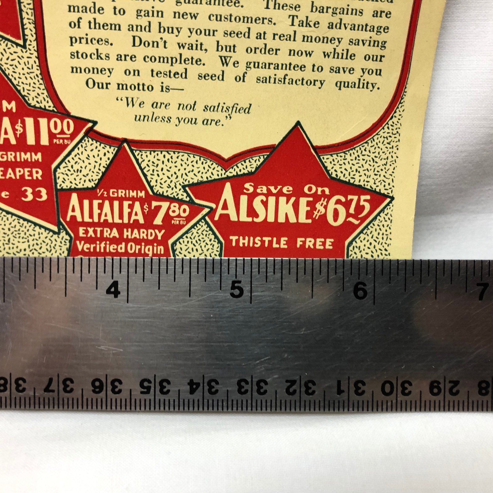 Vintage 1920-30’s America’s Field Seed Co. Booklet Farming