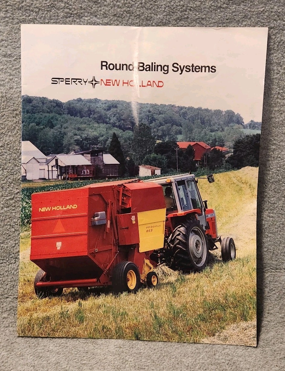 Sperry New Holland Round Bailing Systems Brochure 848 853 855 858 82 85