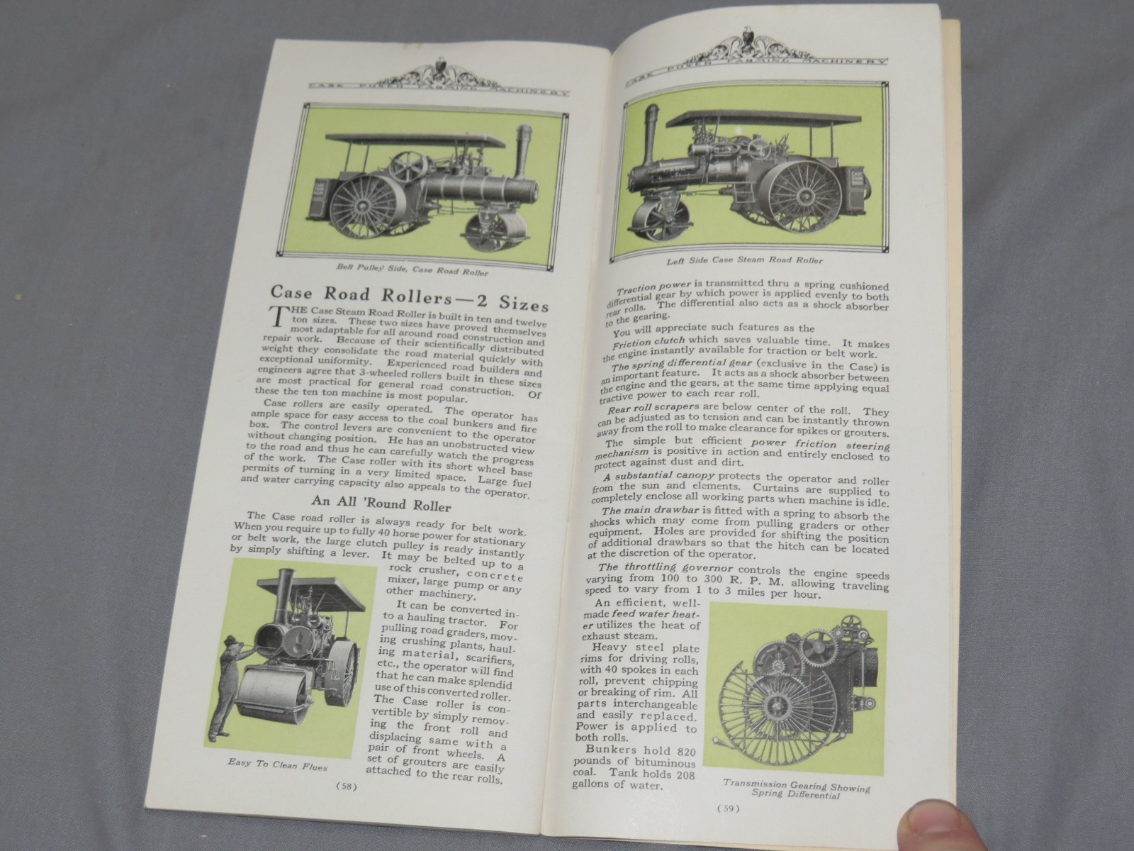 Vintage 1920’s JI CASE Power Farming Machinery Tractor Full Line Catalog NICE!