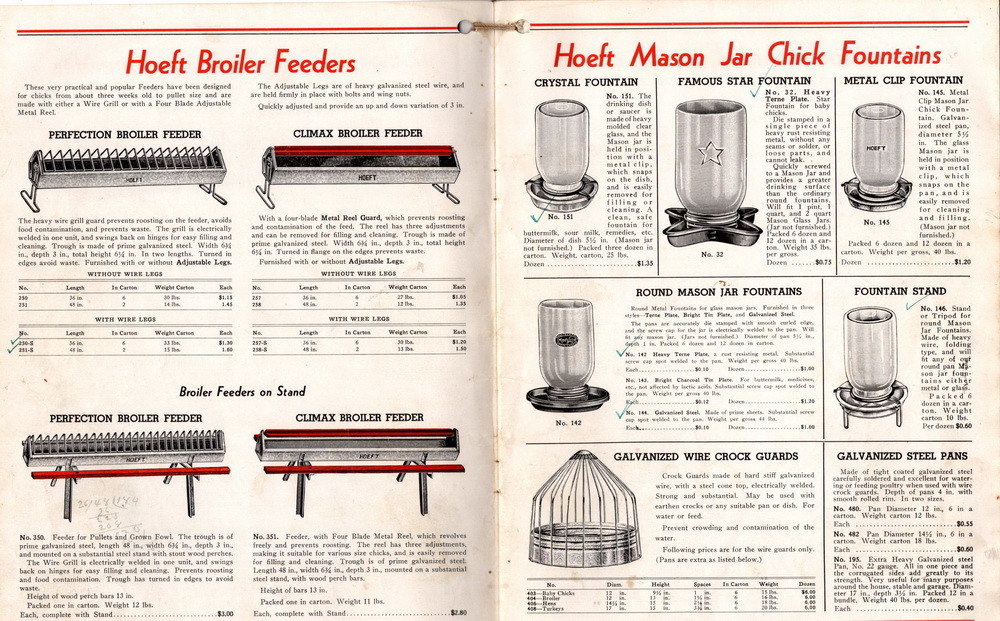 Hoeft Good Poultry Equipment Catalog No 38, Chicago, Ill. 1919
