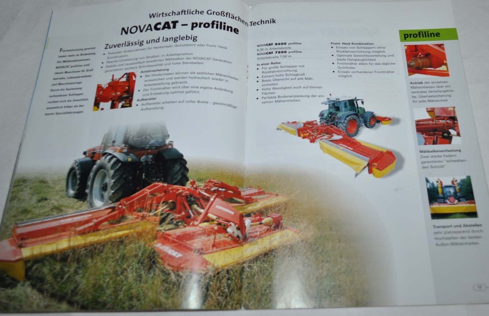 Pottinger NovoCat EuroCat Landmaschinen Traktor Tractor Brochure Prospekt