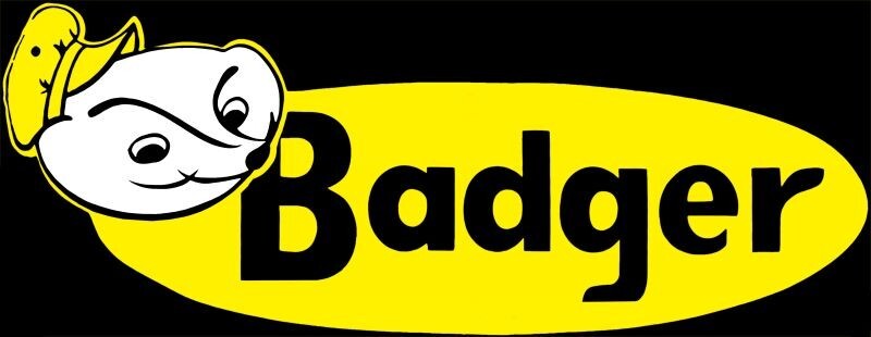Badger Farm Equipment New Sign 18″ Wide Diecut Style USA STEEL