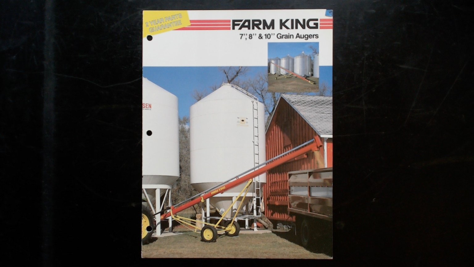 Farm King Grain Augers Brochure 7″, 8″ & 10″ Vintage Agricultural