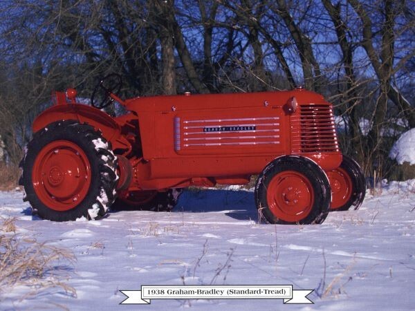 1938 Graham Bradley Tractor NEW METAL SIGN: 9×12″ Free Shipping