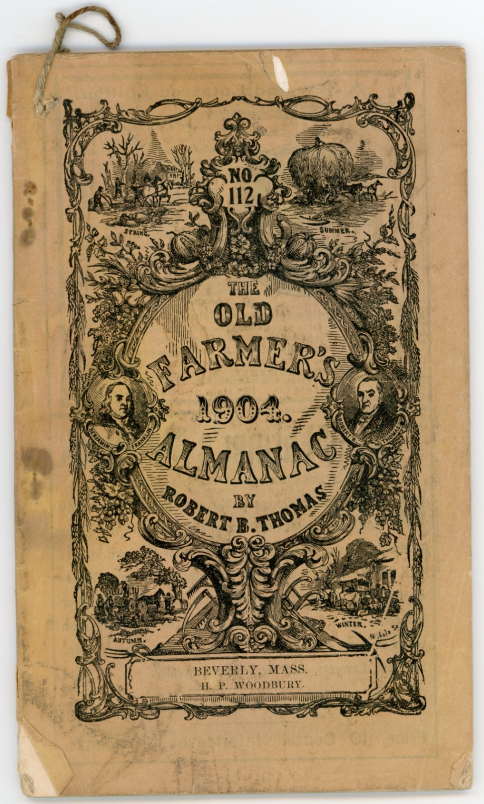 1904 Robert Thomas Farmer’s Almanack William Ware 8