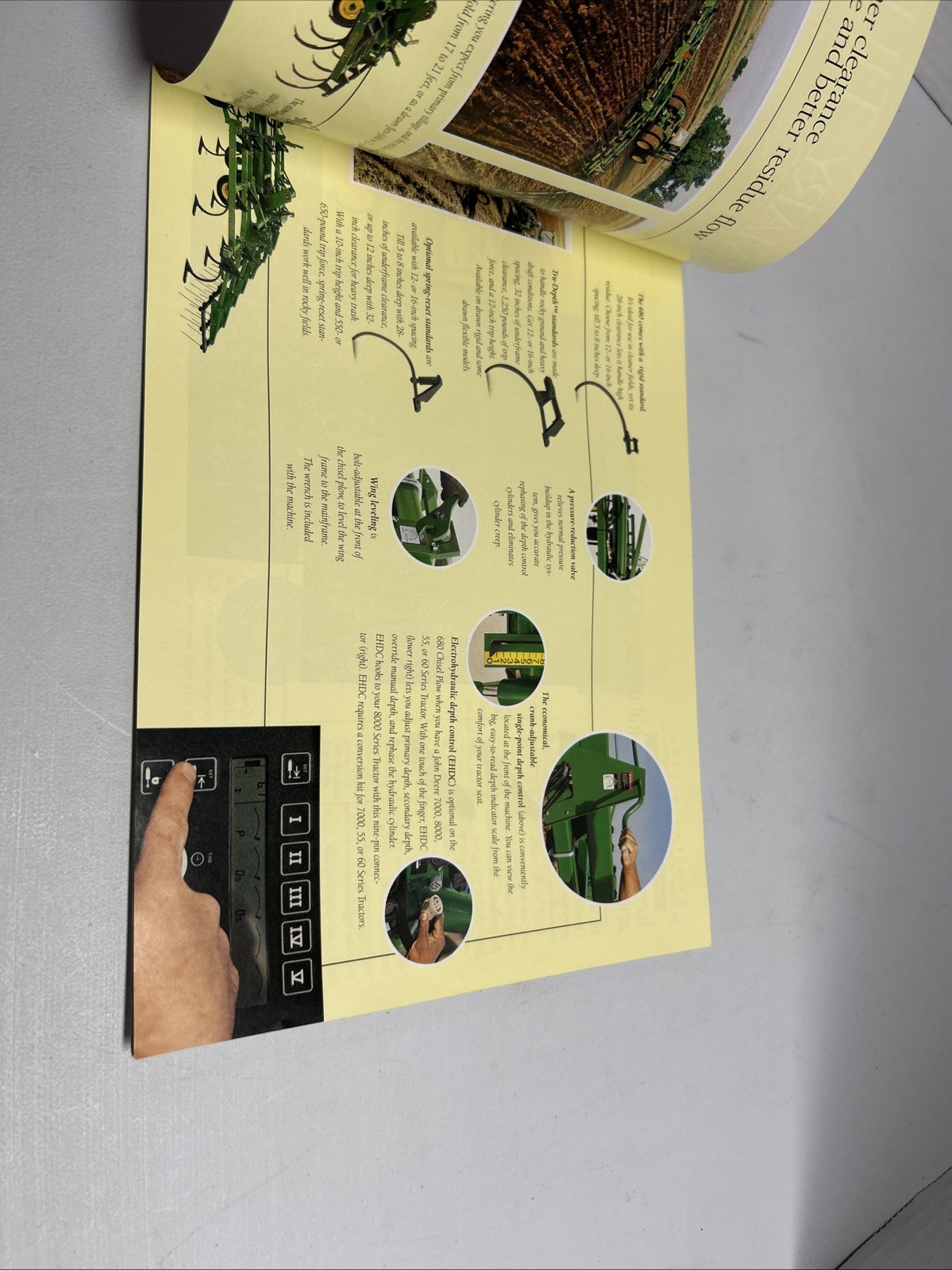 John Deere Primary Tillage Tools For 1995 Brochure