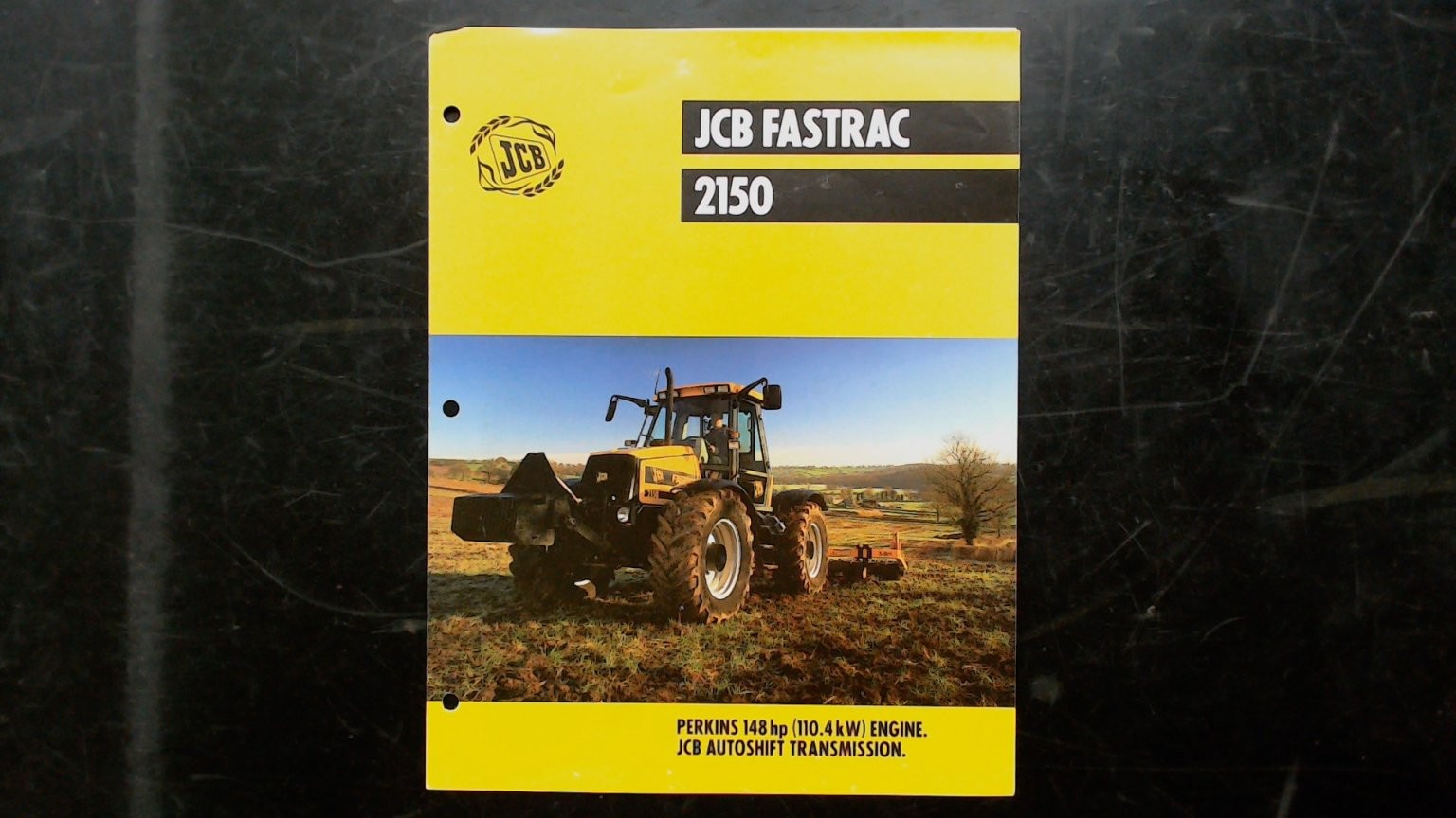 JCB FasTrac 2150 Agricultural Brochure Vintage Tractor Specs