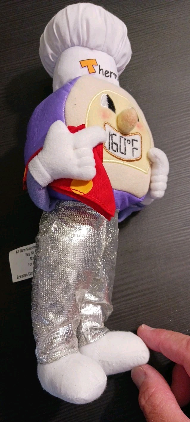 Thermy Thermometer Plush toy 10″ tall U.S. Dept. of Agriculture RARE 2017
