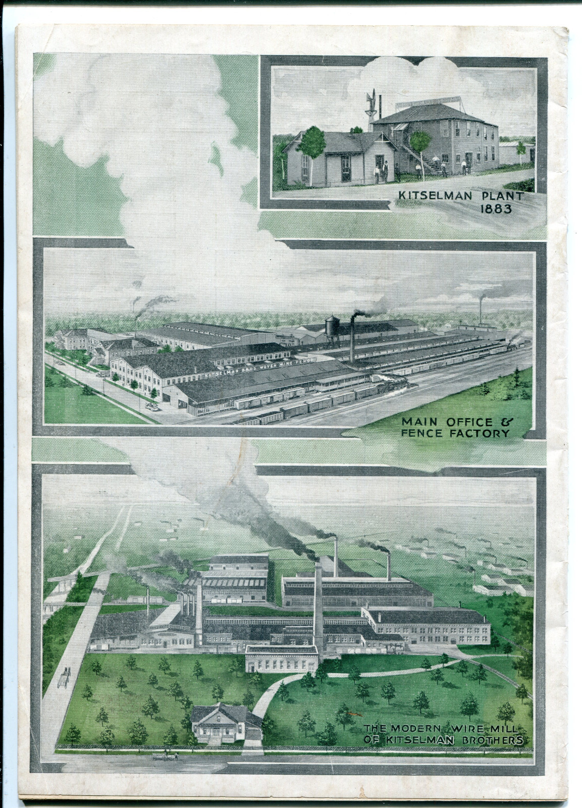 1926 Kitselman Fence Catalog & Order Form: Fence, Gates, Posts, Barbed Wire
