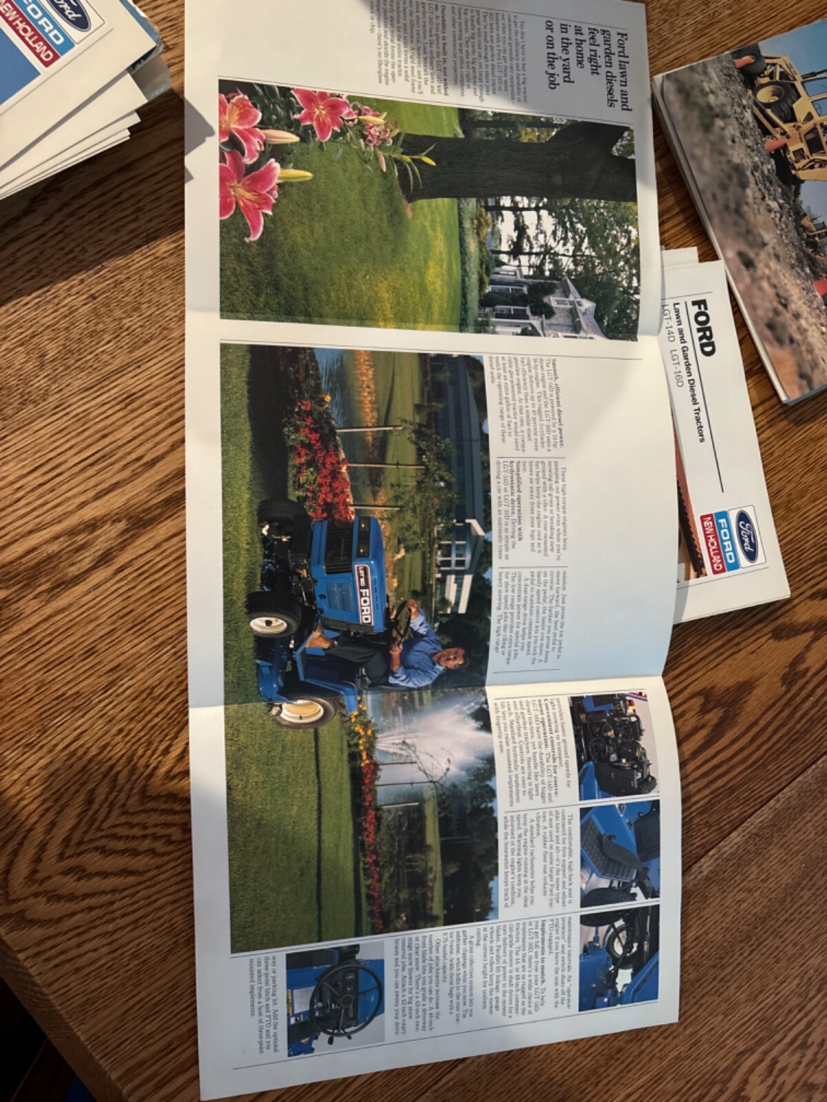 Ford Tractor Lawn & Garden Tractor For 1990 Brochure DCPA15