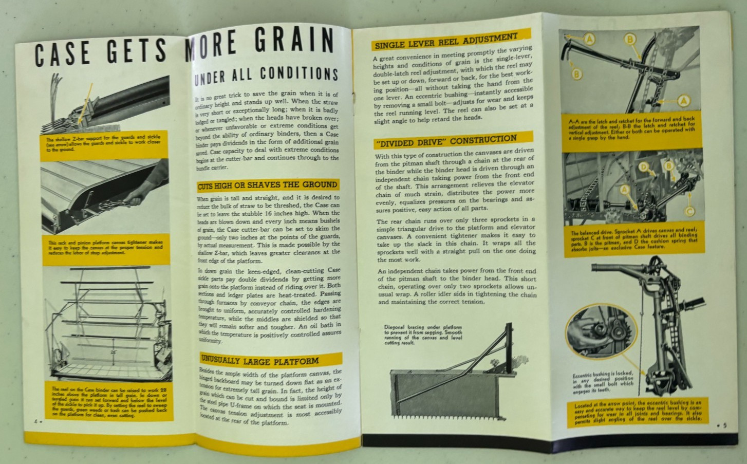 Case Horse Drawn Grain Binder For 1937 Brochure DCPA26