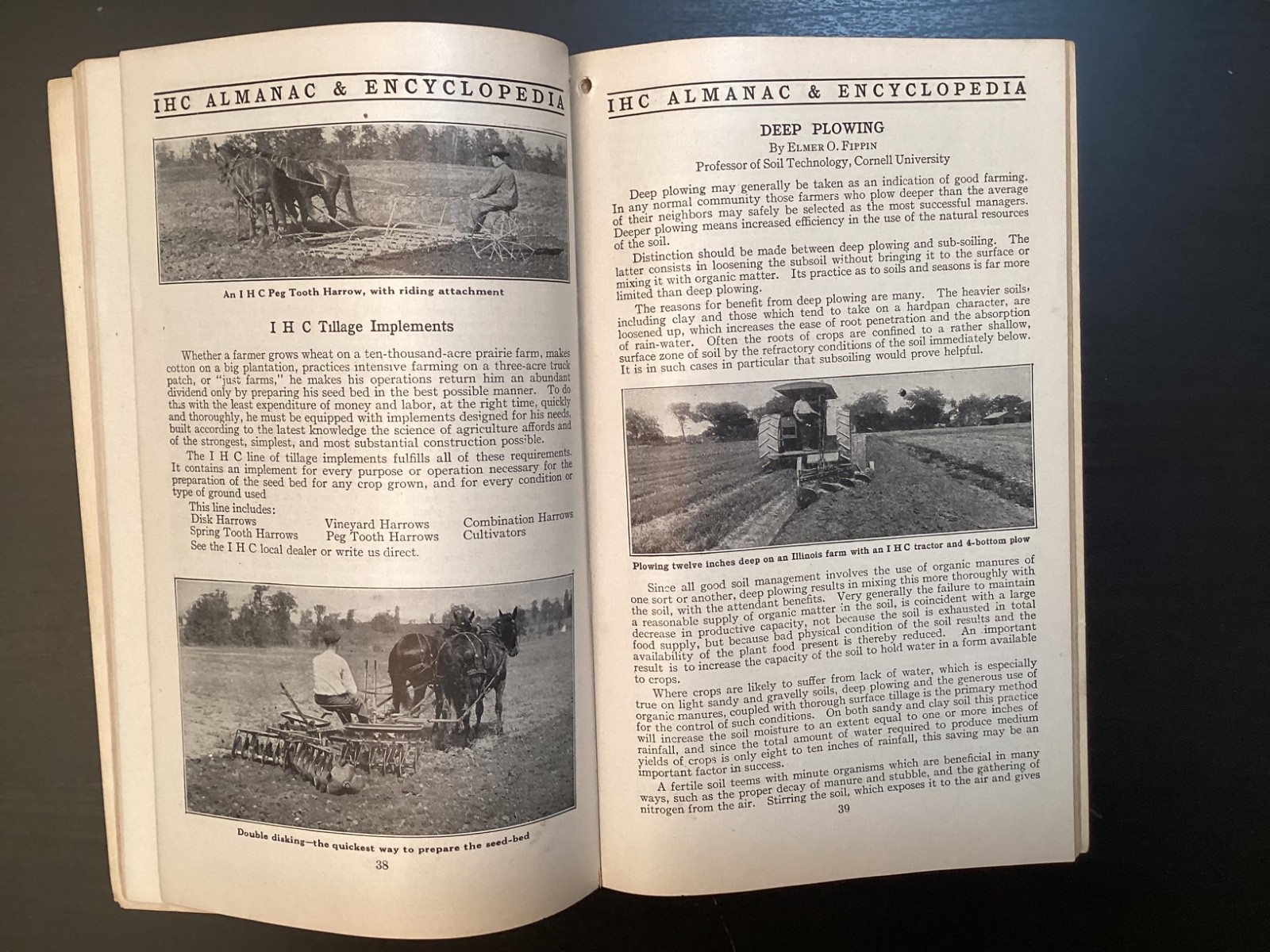 1913 INTERNATIONAL HARVESTER Lines Farmer’s ALMANAC and Encyclopedia