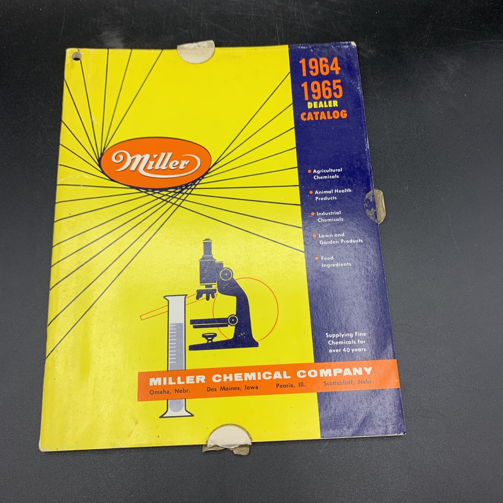 Lot 1960’s Miller Chemical Co Dealer Catalog & Price List-Home/Farm/Livestock