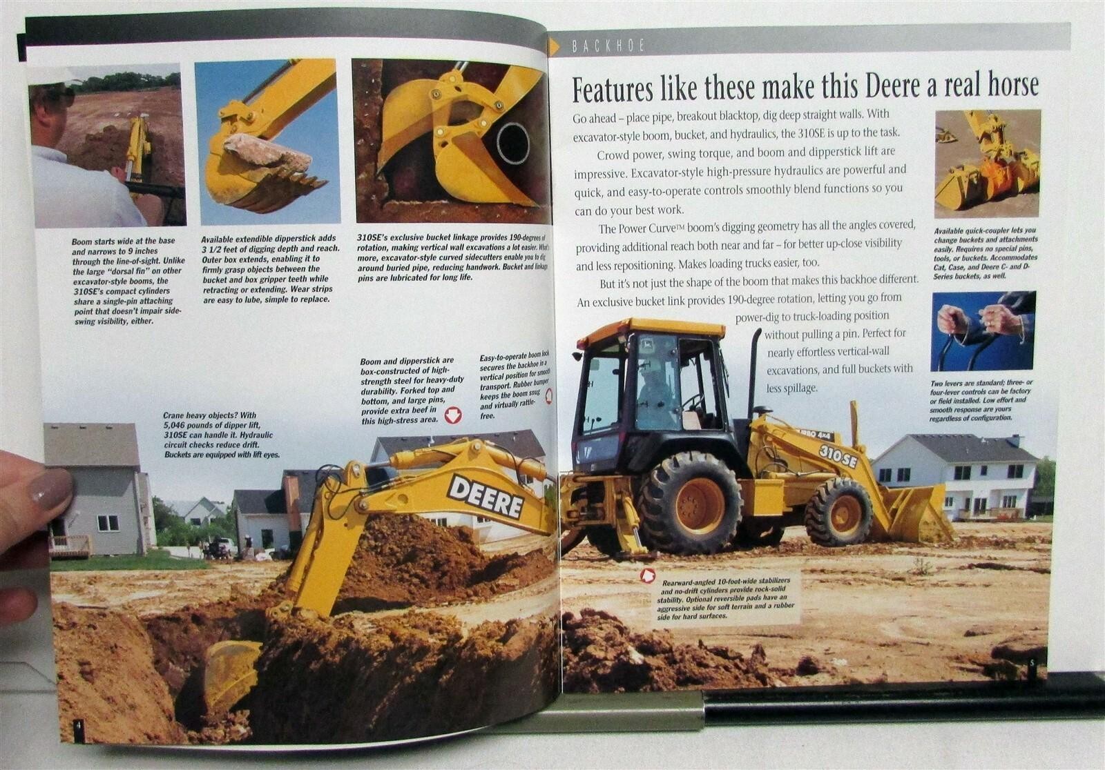 1999 John Deere 310SE Backhoe Loader Specifications Construction Brochure