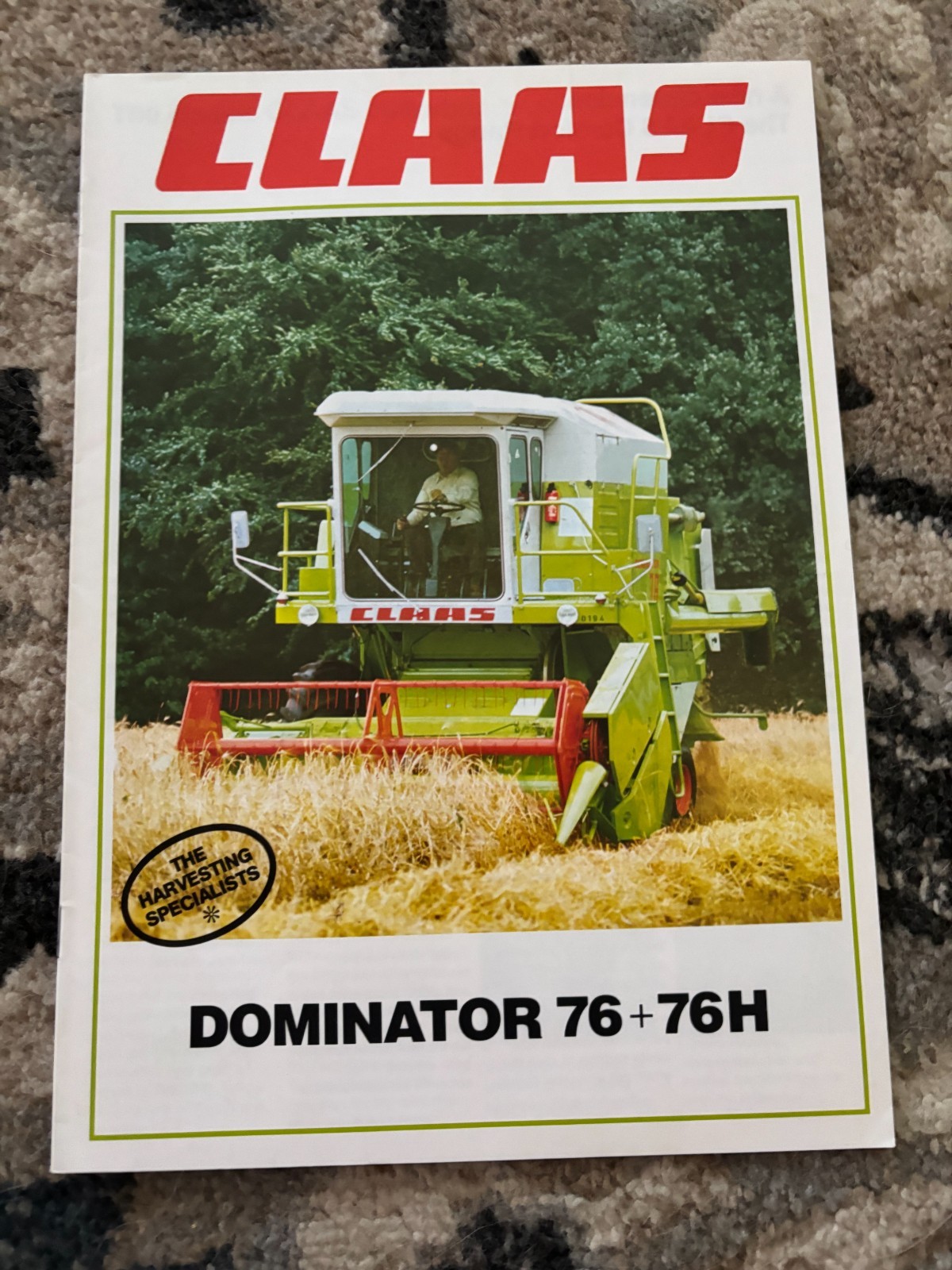 Claas Dominator 76 76H Combine Harvester Brochure FCCA25