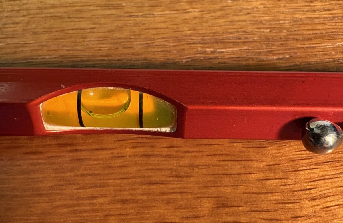 Vintage Stevens Level,5.25″, Fisher Farmers Grain & Coal,Adv.Excellent