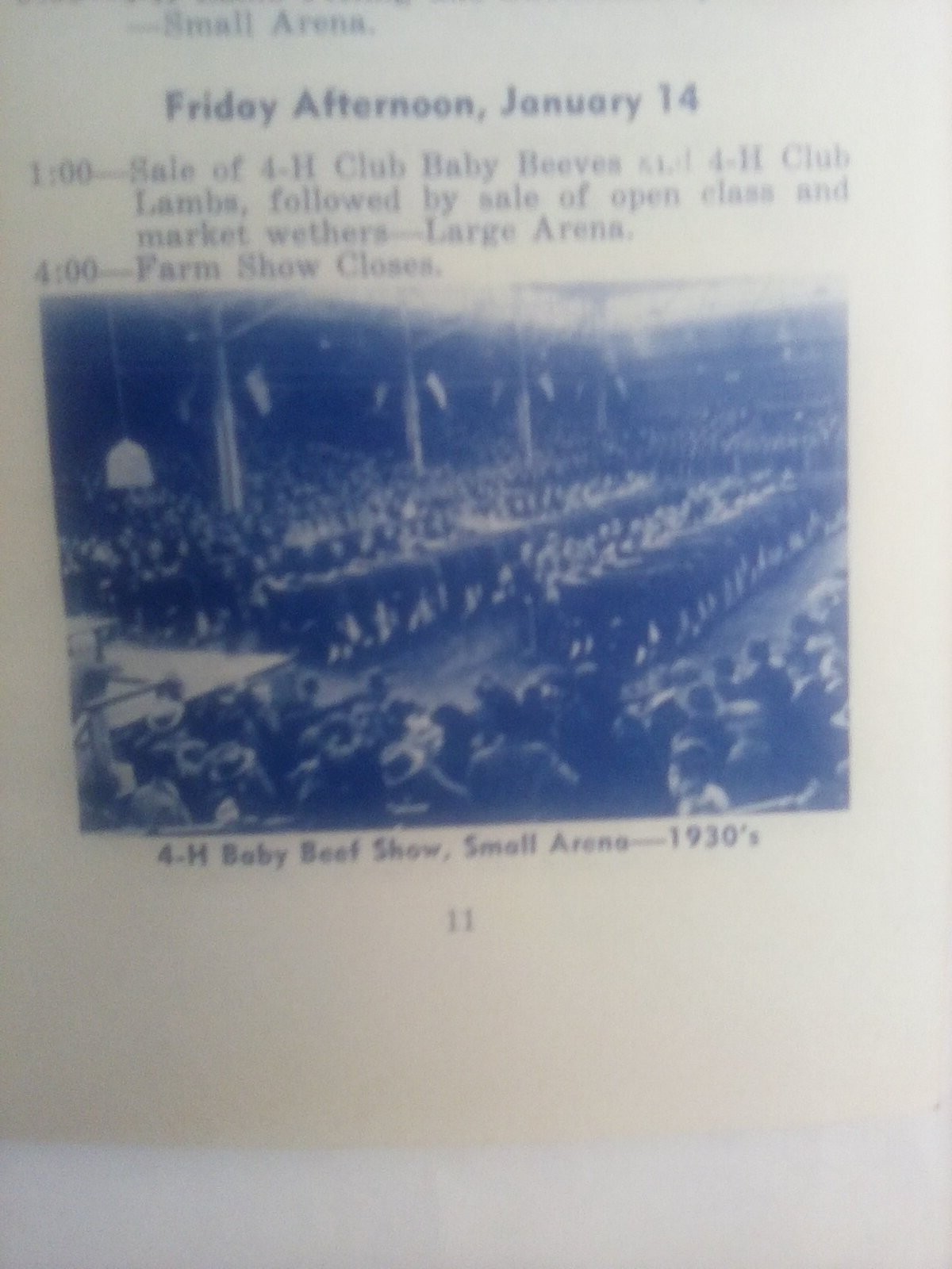 Vintage 1966 Pennsylvania Farm Show Official Program Harrisburg PA Vtg