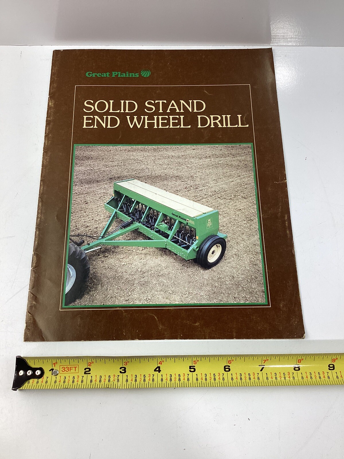 Vintage Great Plains Brochure Solid Stand End Wheel Drill Farm Equipment