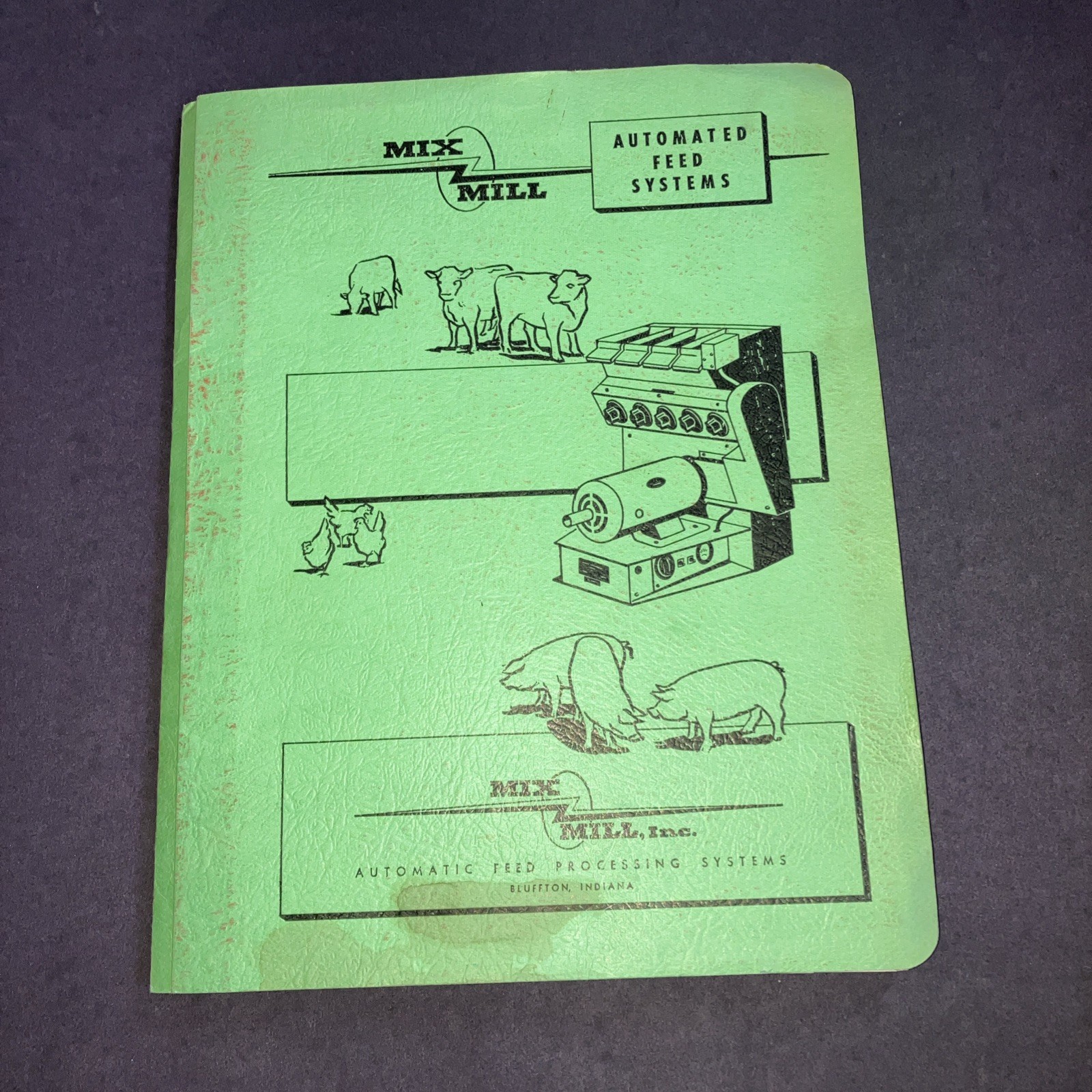 1957 & 1962 Mix Mill automated feed systems Vintage literature- Bluffton, IN