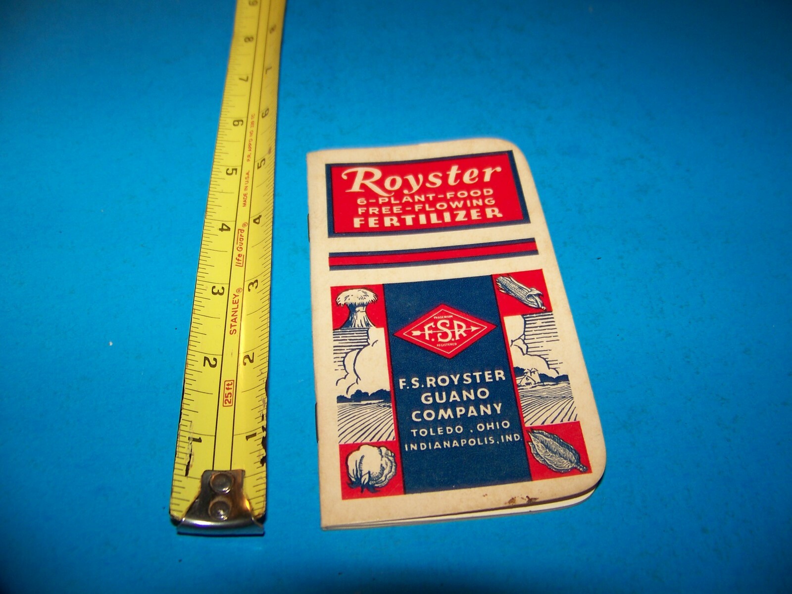Royster Fertilizer “Daily Reminder” Memo Booklet 1954 F.S. Royster Guano Comp.