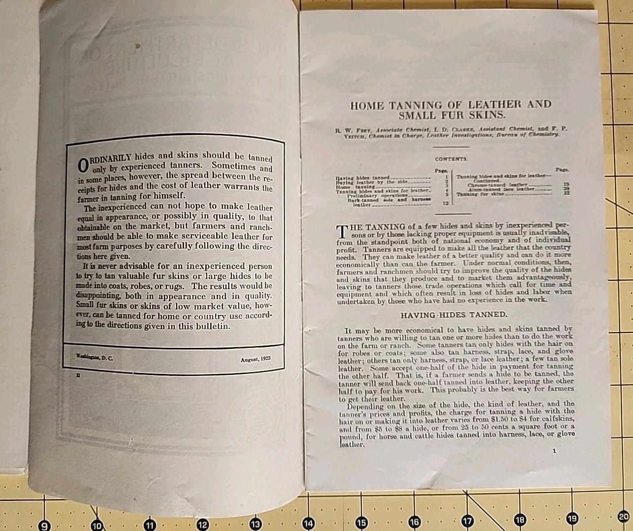 Lot of Vintage US Dept. of Agriculture Farmer’s Bulletins (257, 1334, 1424)