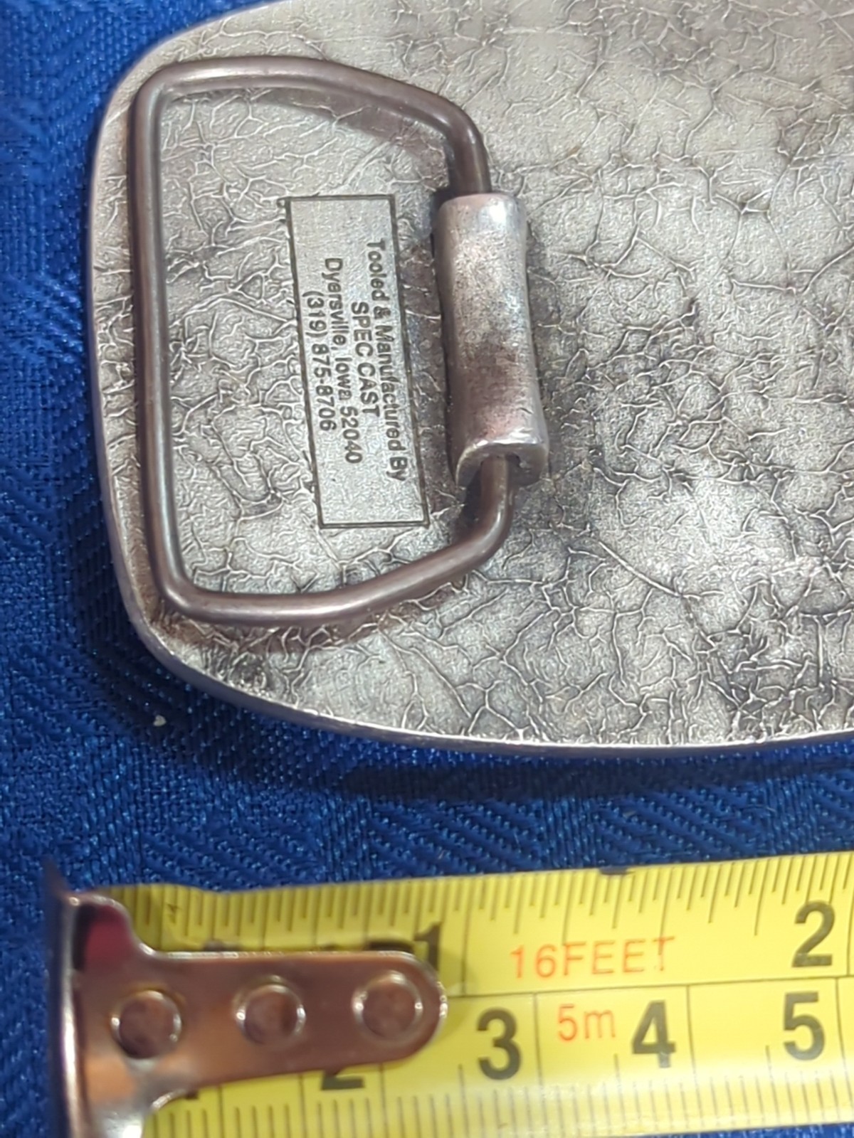 New Holland Tractor “ BOOMER IT ROCKS” Belt Buckle Spec Cast Excellent Condition