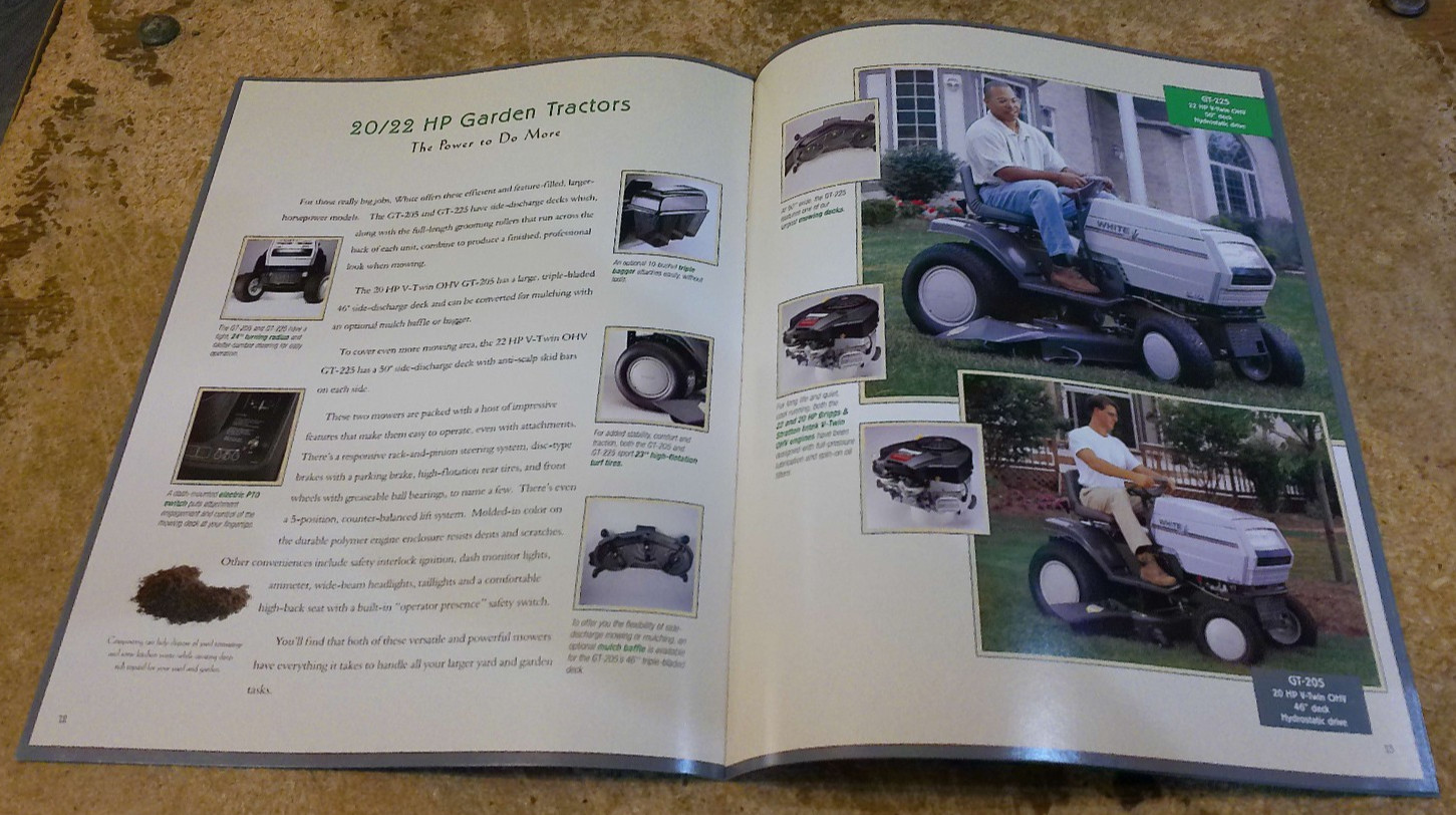 1998 white spring + summer product manual nice used