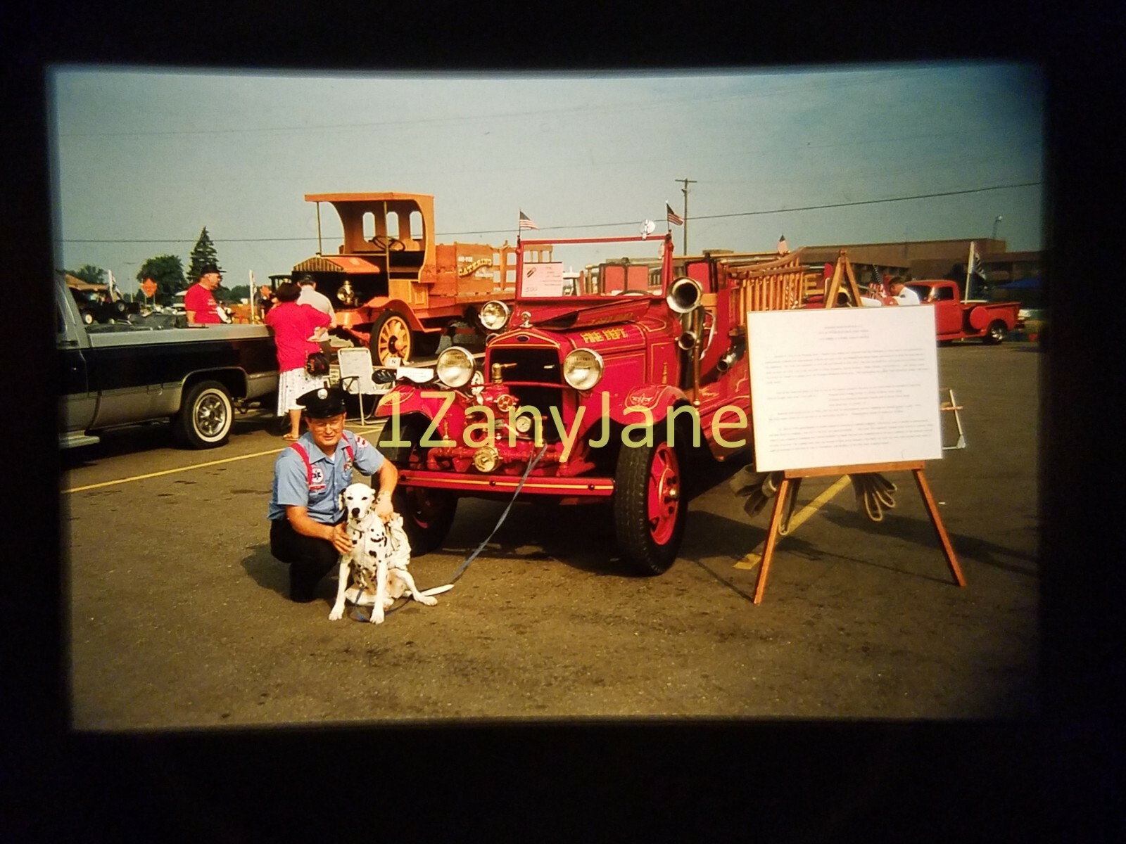 AC2718 35mm Slide of an Allis-Chalmers from MEDIA ARCHIVES 30 FORD FIRE TRUCK