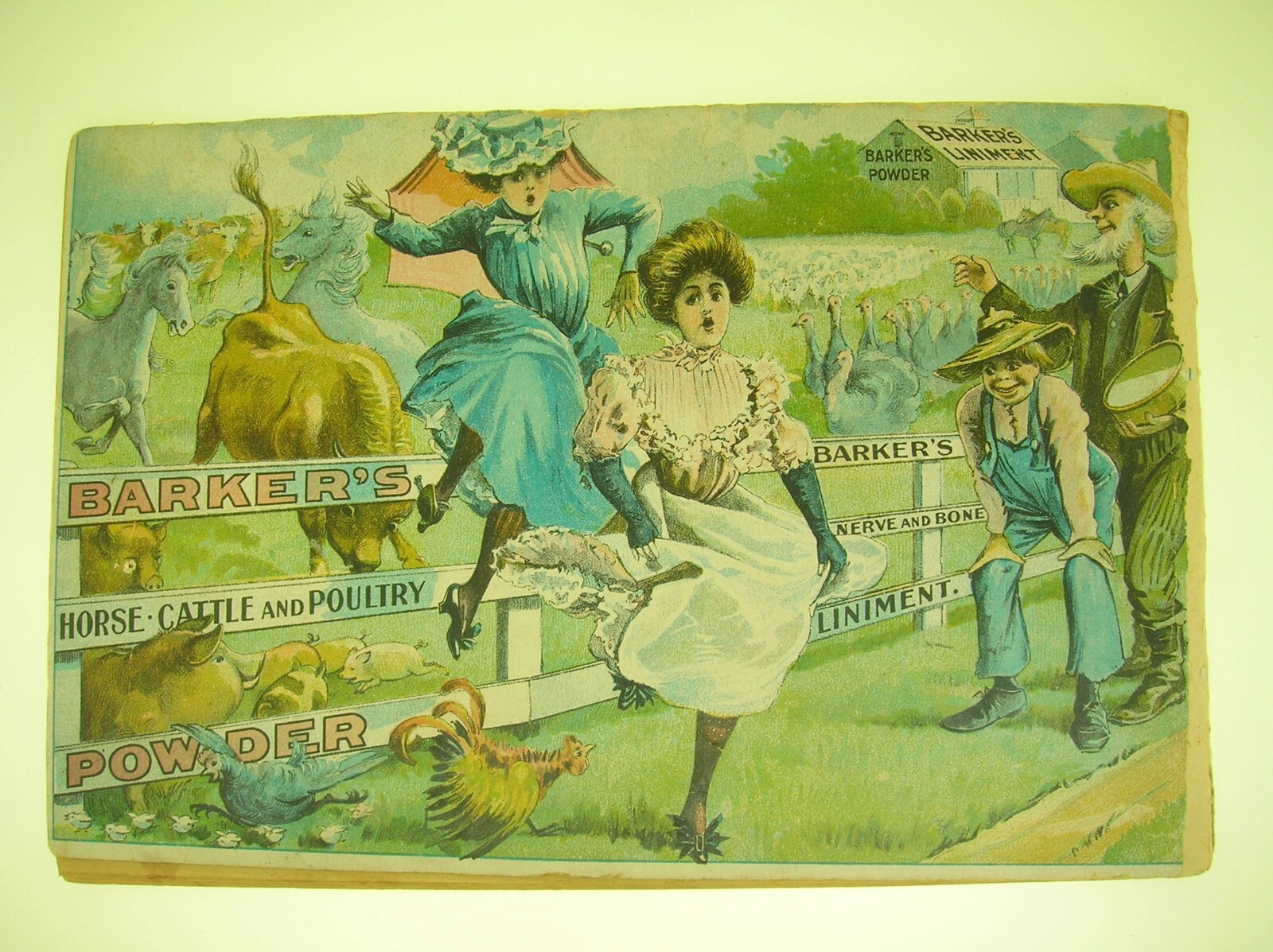 C. 1900 BARKER’S KOMIC PICTURE SOUVENIR PART 1,2,3 AND 4 – BLACK AMERICAN – B/O