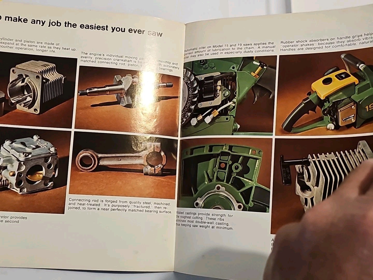1971 John Deere Chainsaws Foldout Brochure