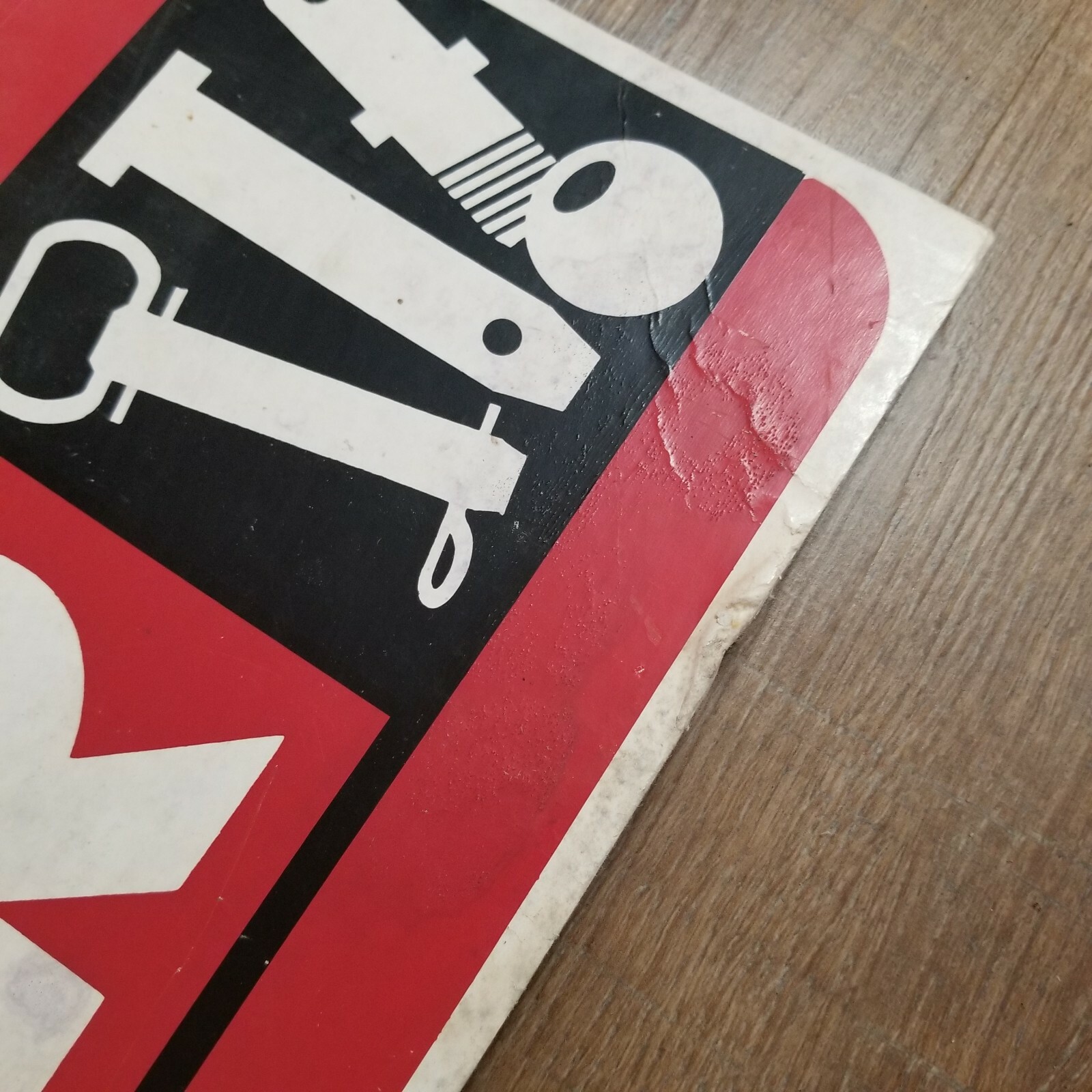 Vintage Cardboard Sign HIGHLANDER Tractor & Implement Replacement Parts 36 x 10″