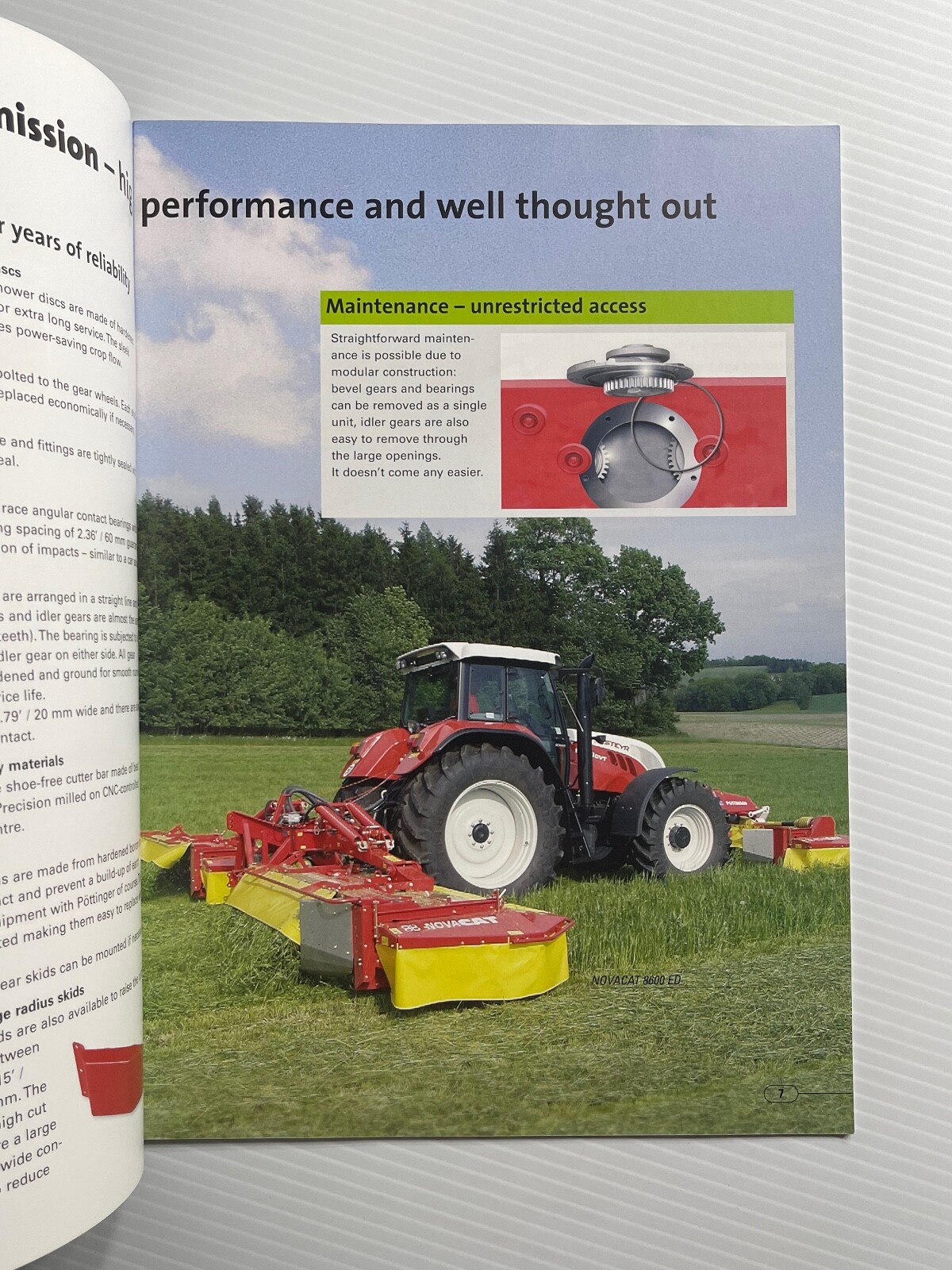 Pottinger Disc-Type Mowers Sales Brochure *2010s* (Showroom Sales Book)