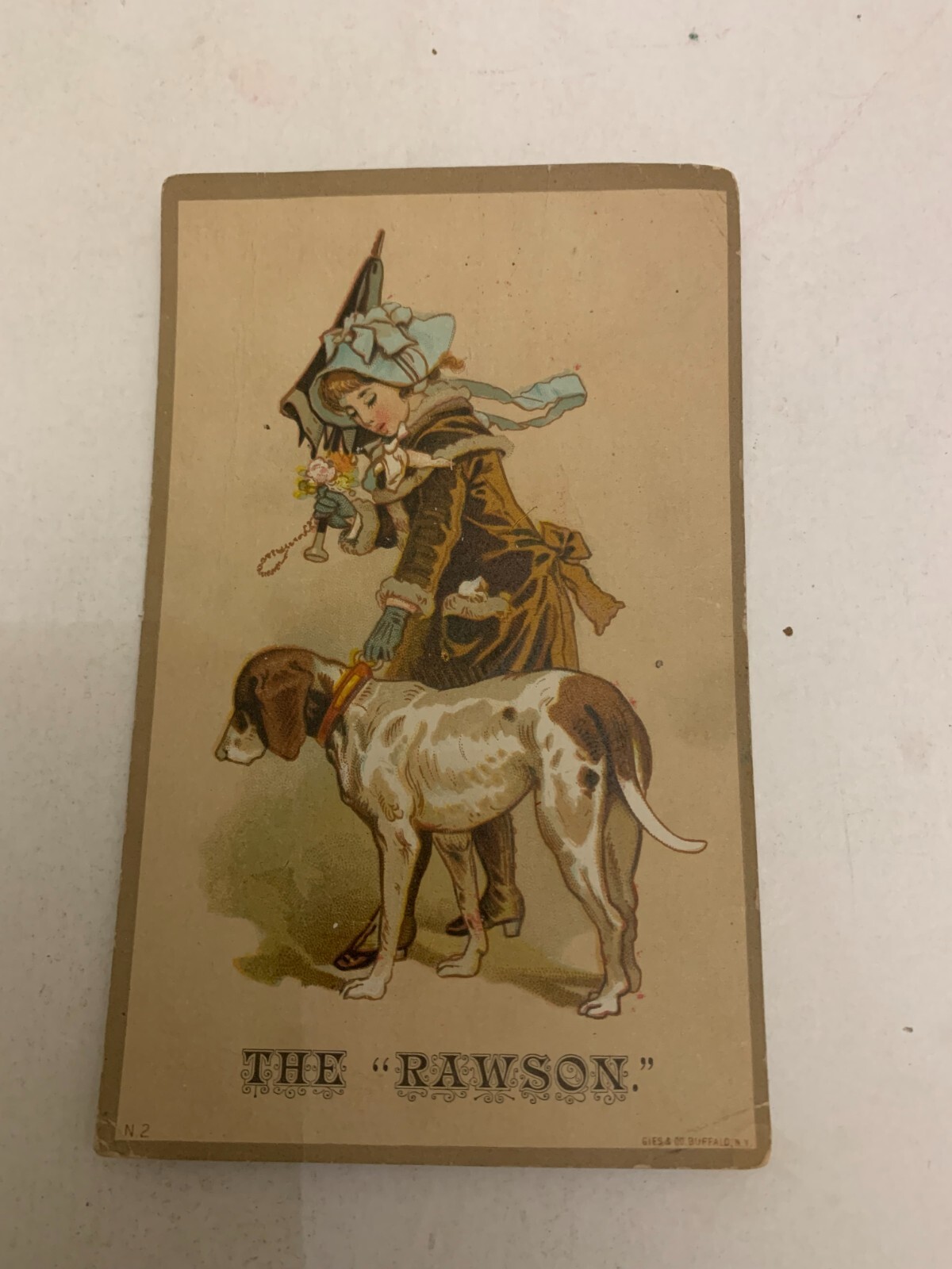 Antique c.1890’s The Improved Rawson Reaper No. 2 Victorian Trading Card