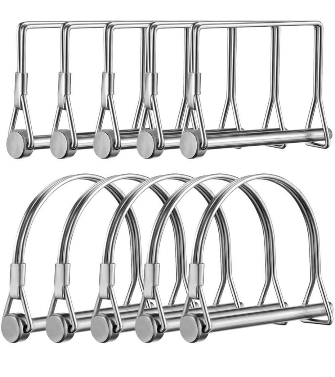 Pack of 30 Trailer Pin 2-3/4″x1/4″ L x W – Shaft Locking Coupler Pin for Heav…