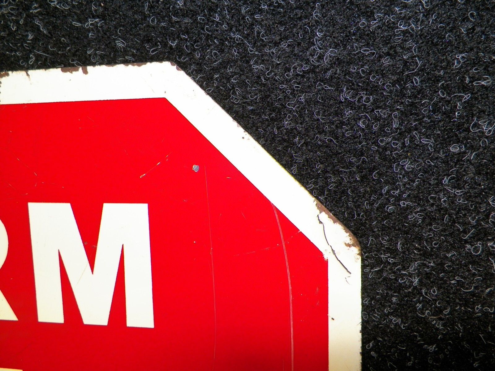 Vintage Farm Bureau & Stop Sign 15″ X 15″ Metal Sign Dekalb County Illinois