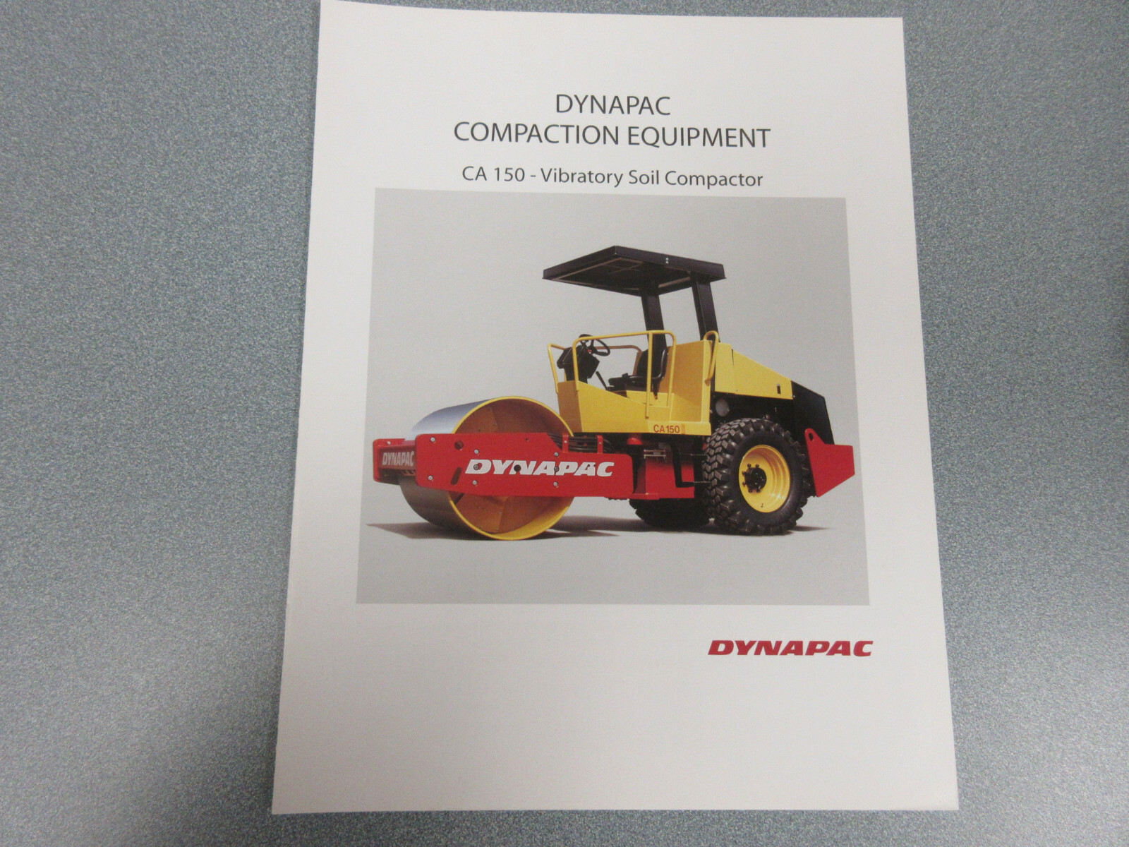 Dynapac CA150 Roller Compactor Brochure 4 Page