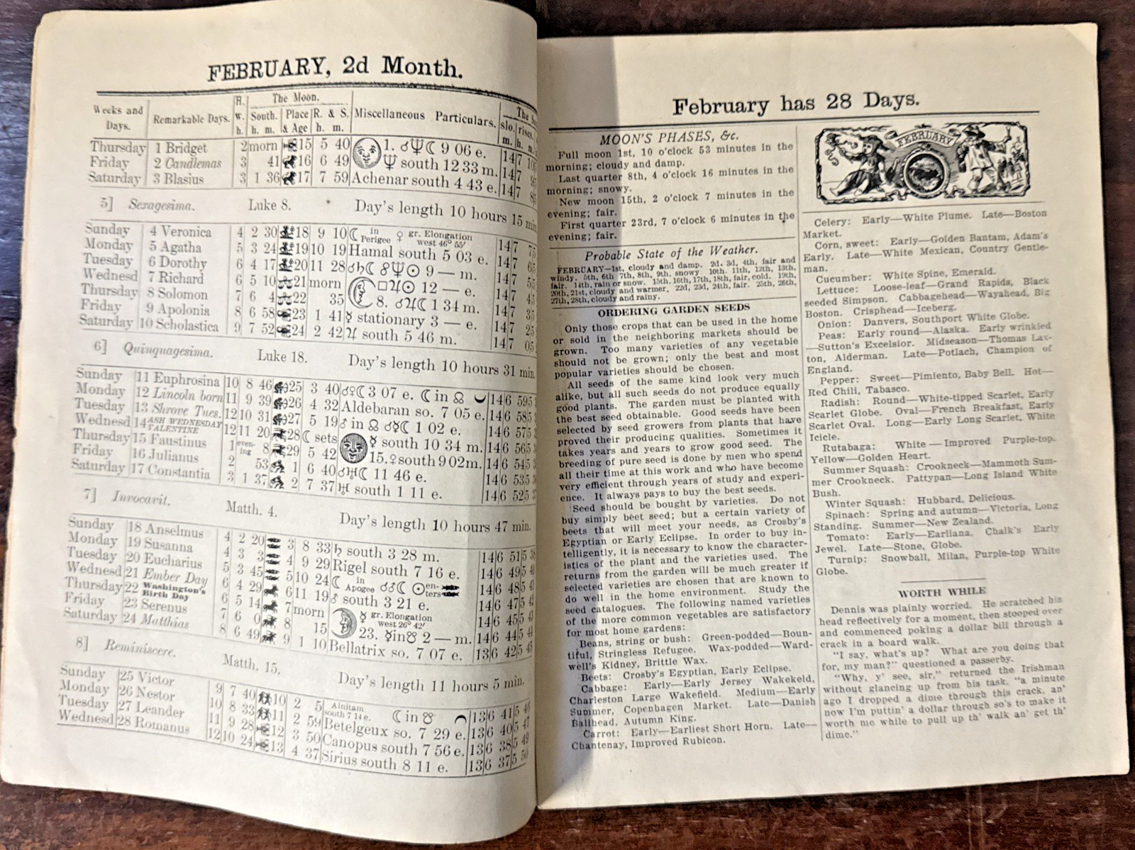 Vintage John Baer’s Agricultural Almanacs dated 1919, 1923 & 1929 Lancaster PA