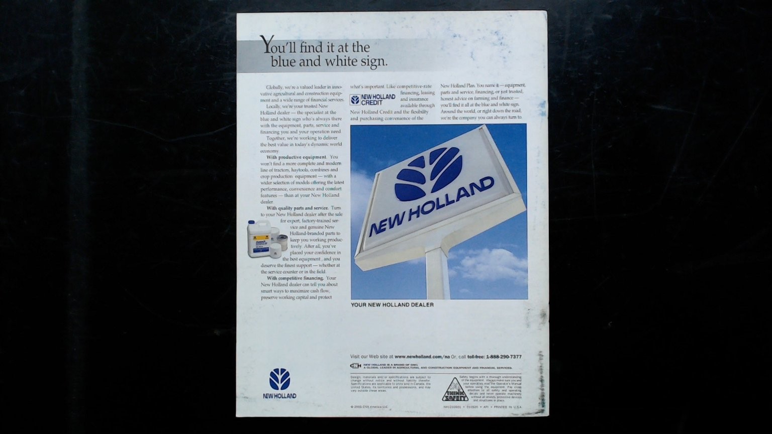 New Holland Square Balers Brochure 2005 Agricultural Equipment