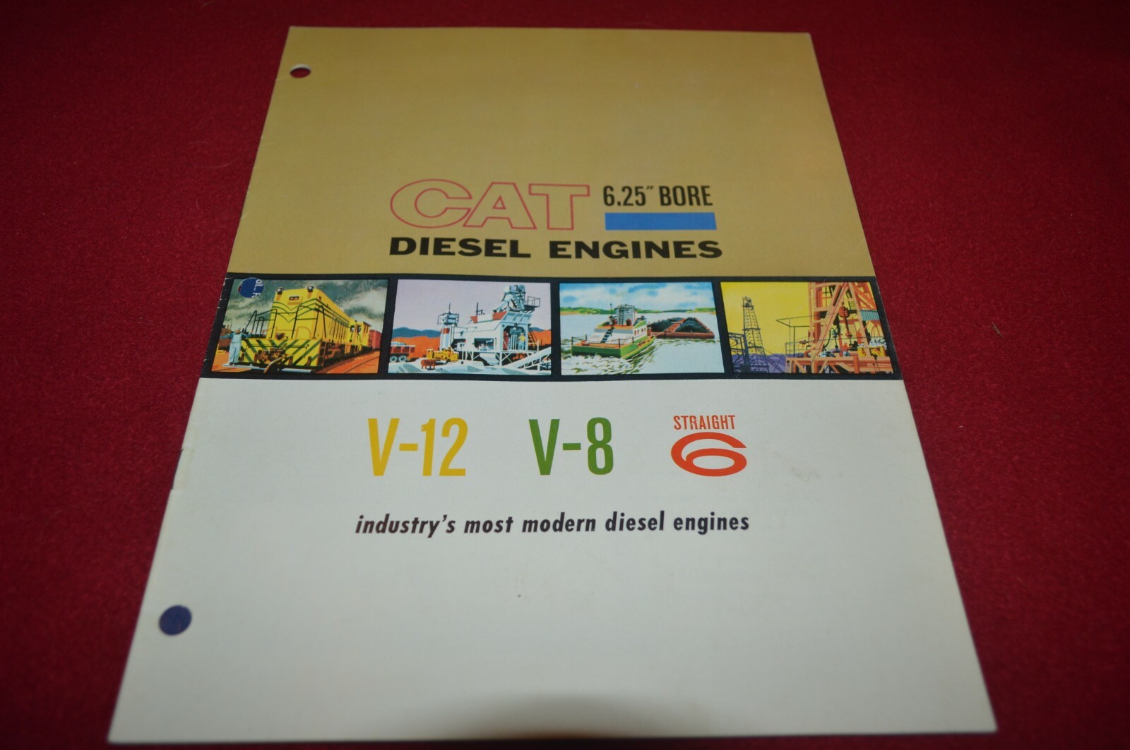 Caterpillar 6 V-8 V-12 Cat Engines For 1963 Dealer’s Brochure TBPA ver2