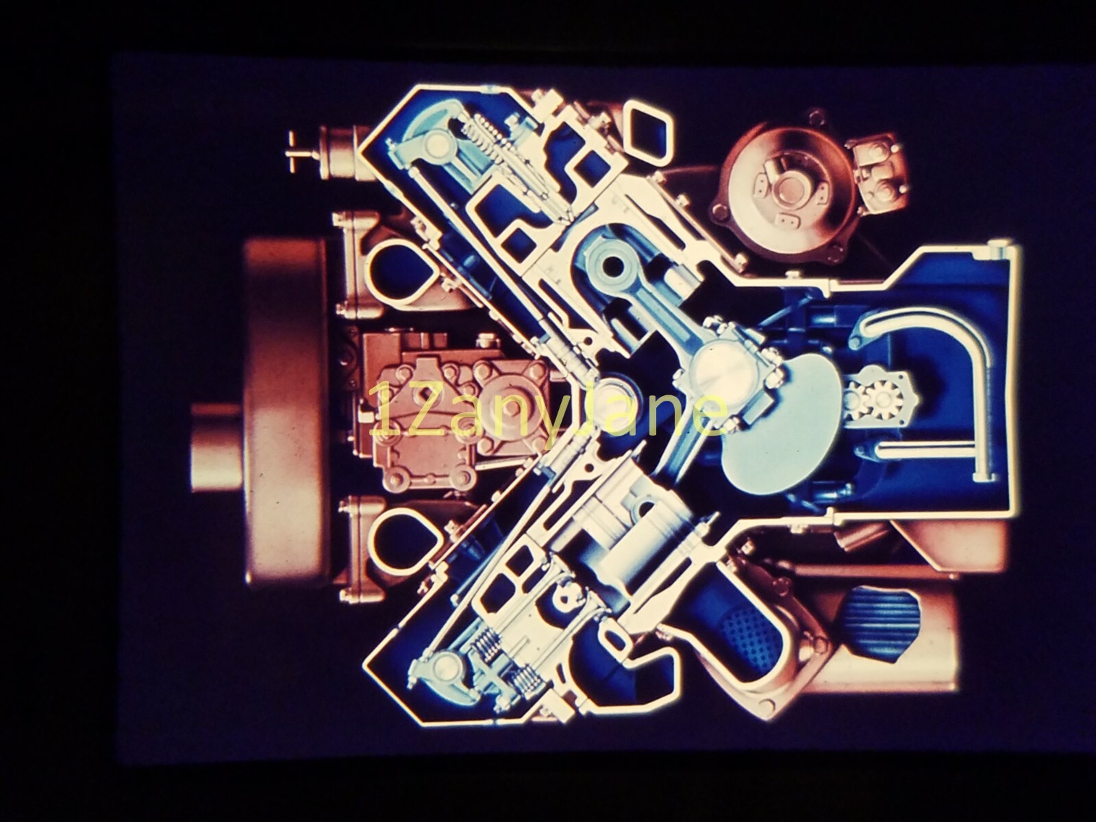 AC1004 35mm Slide of an Allis-Chalmers from MEDIA ARCHIVES INTERNAL GEAR